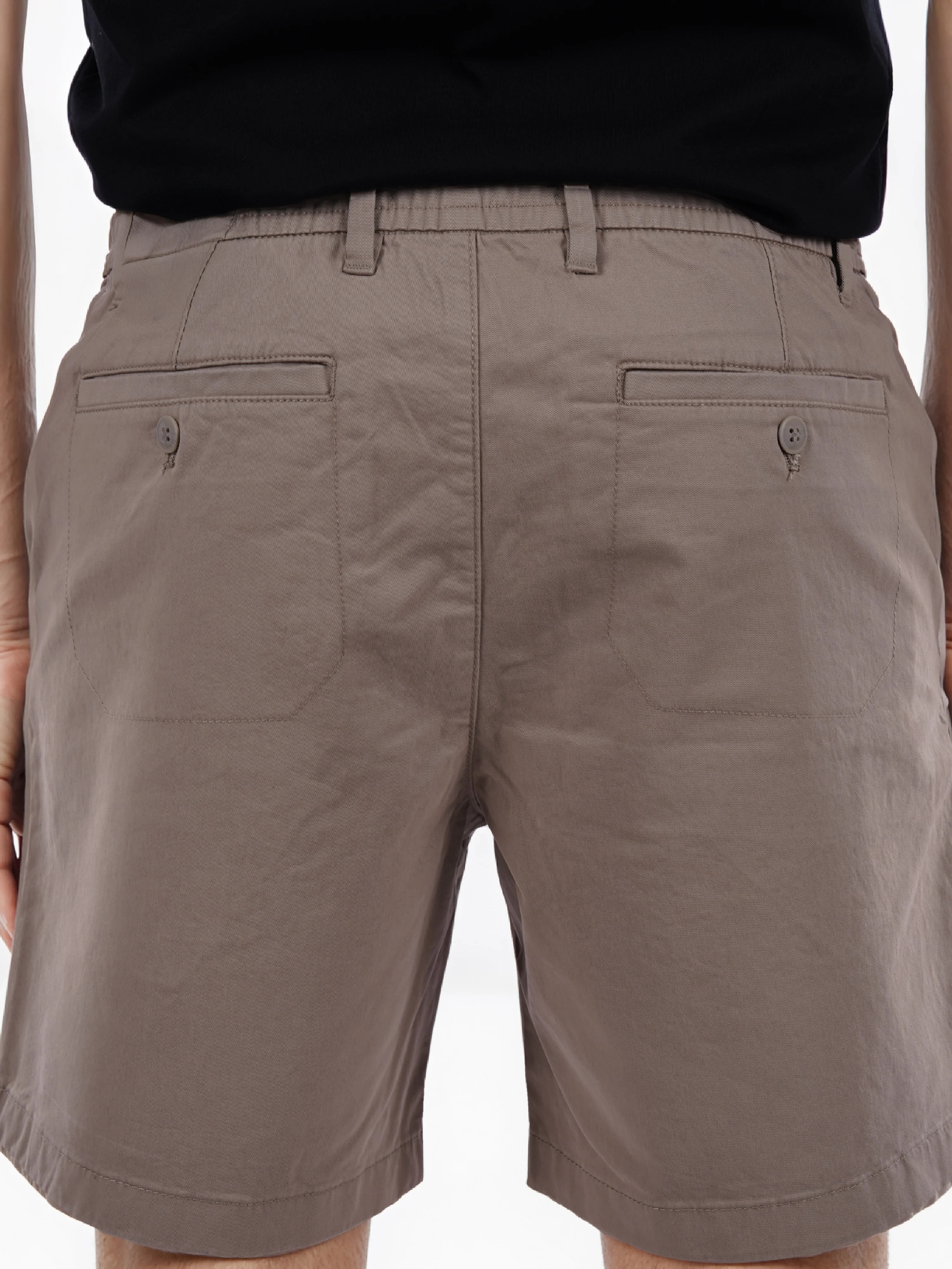 Celio* Cotton Regular Fit Beige Bermuda - Image 10