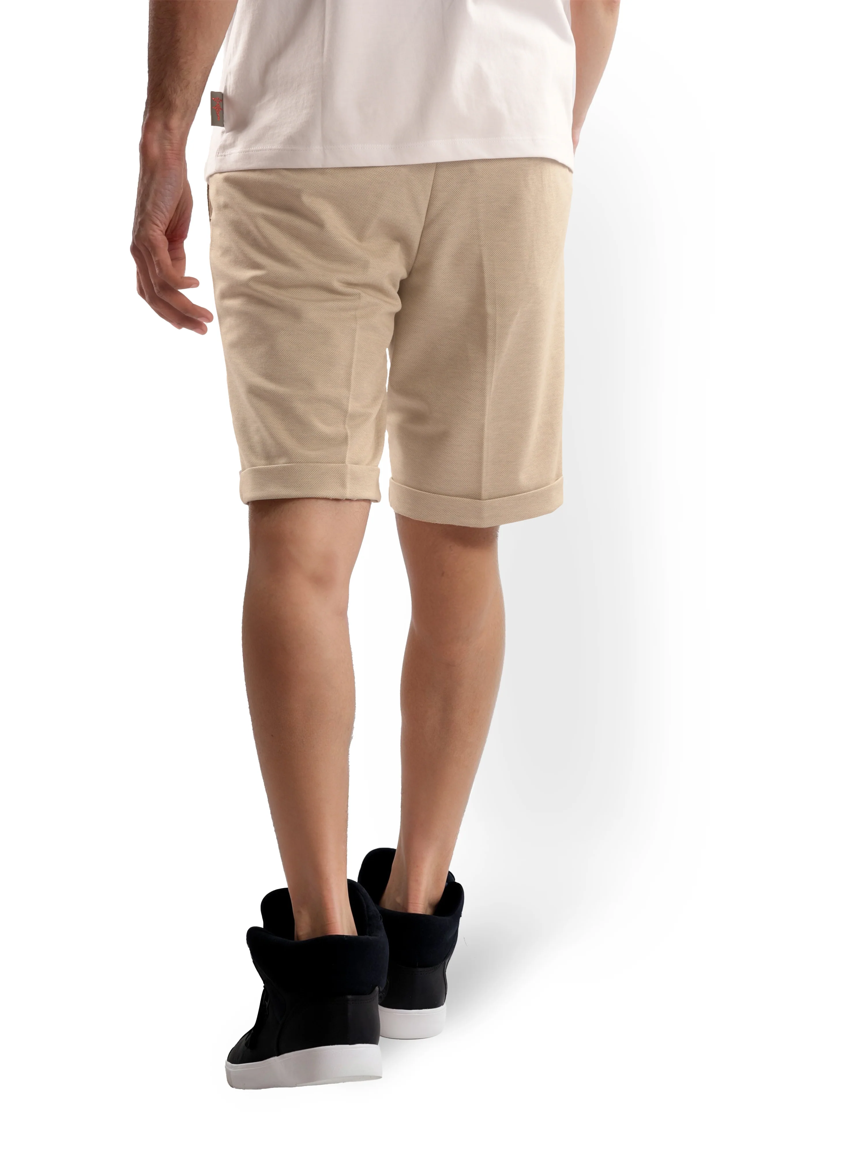 Celio* Polyester Regular Fit Beige Shorts - Image 3