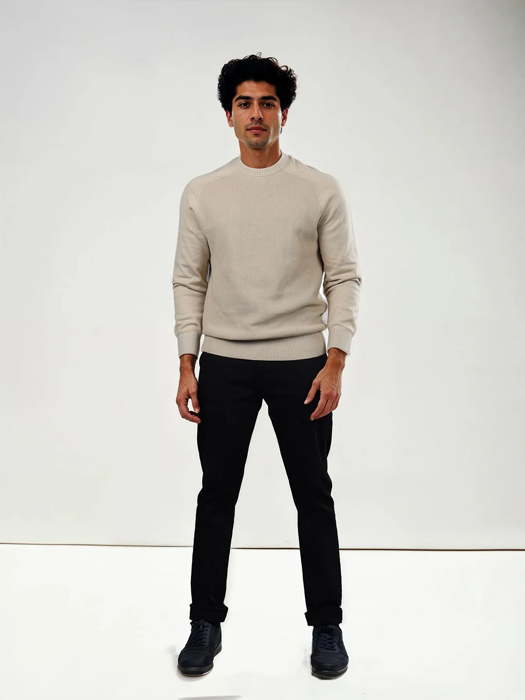 Celio* Cotton-Blend Slim Fit Black Jean - Image 5