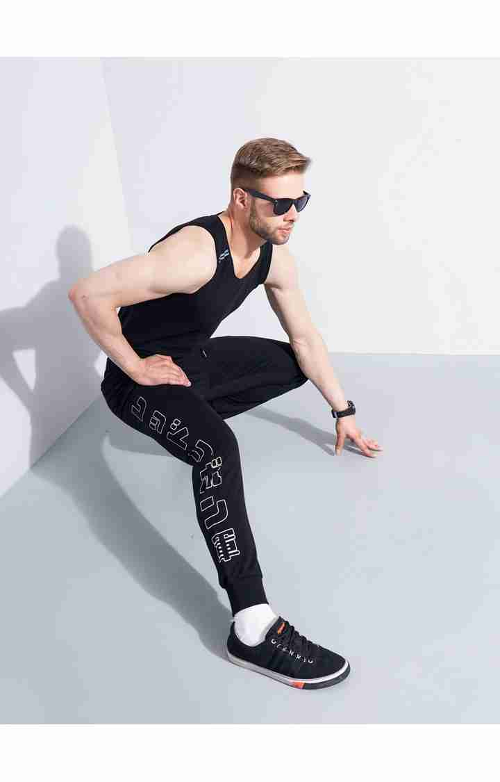 Celio* Dragon Ball Z Cotton Jogger Fit Black Trouser - Image 5