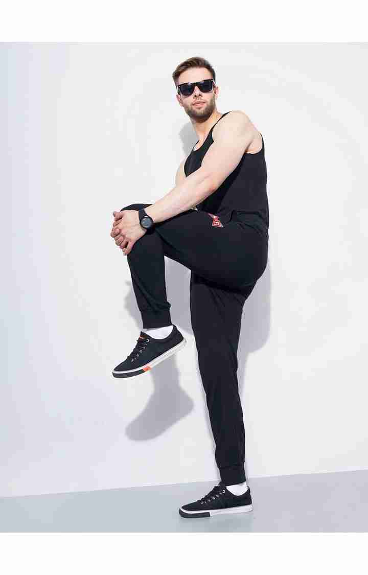 Celio* Dragon Ball Z Cotton Jogger Fit Black Trouser - Image 6