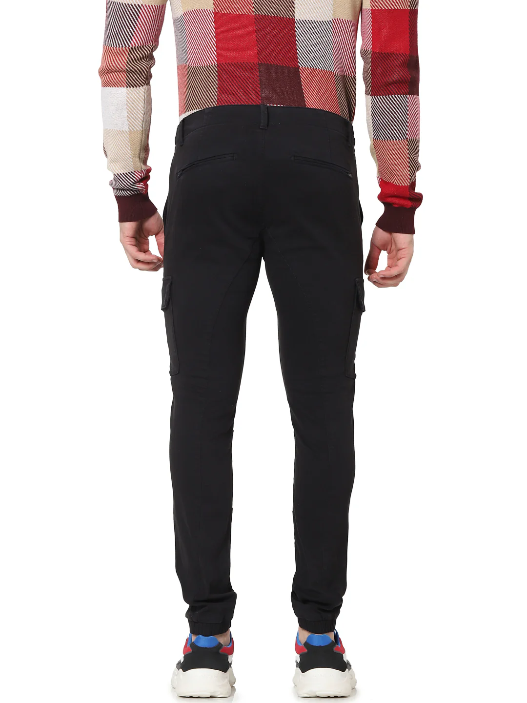 Celio* Cotton Slim Fit Black Trouser - Image 4