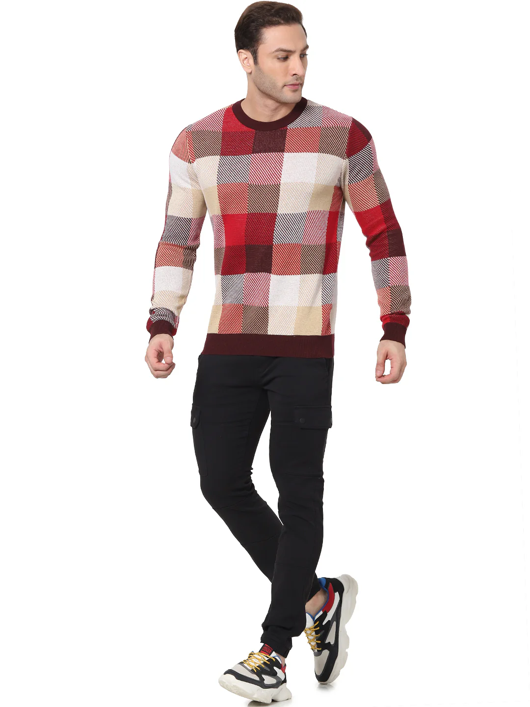 Celio* Cotton Slim Fit Black Trouser - Image 6