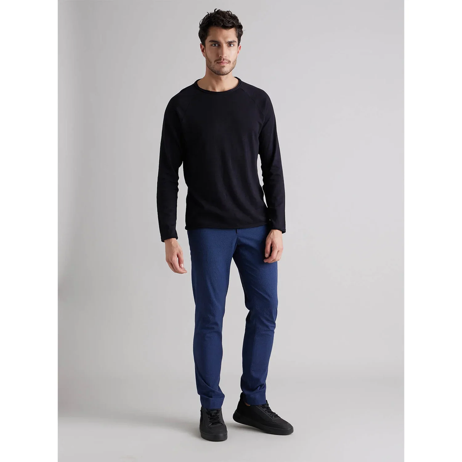 Celio* Solid Regular Fit Cotton Black T-Shirt - Image 4