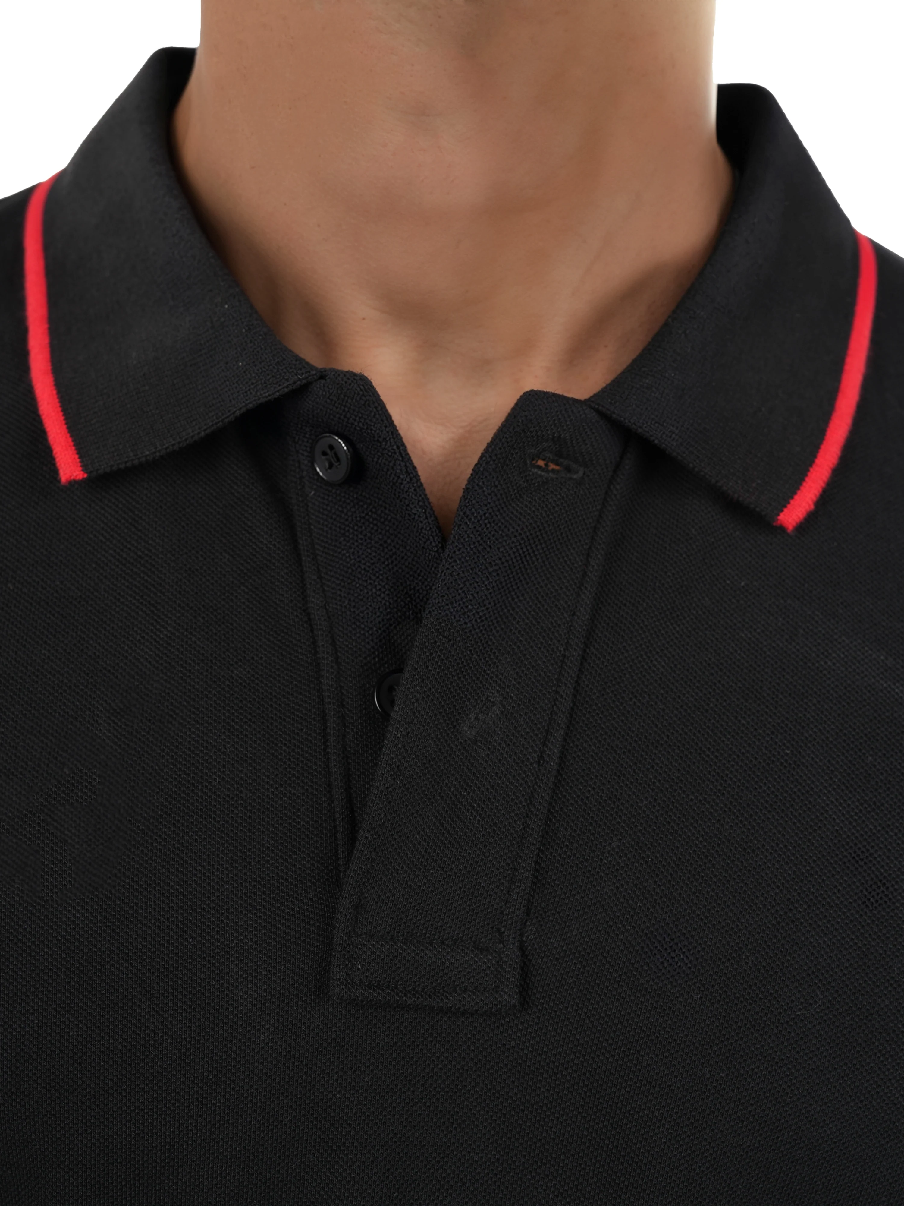 Celio* Solid Regular Fit Cotton Black T-Shirt - Image 8
