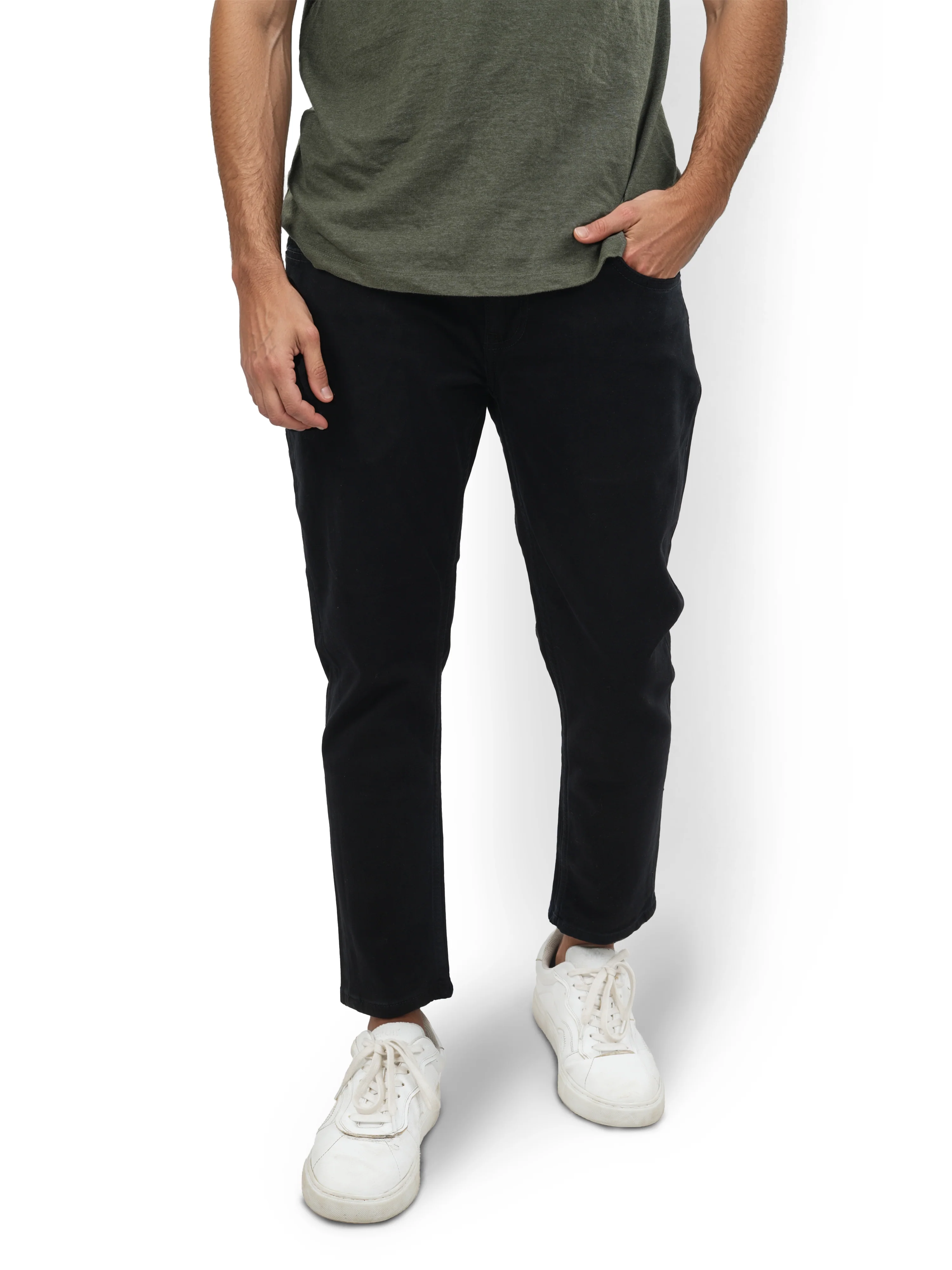 Celio* Cotton Skinny Fit Black Jean - Image 4