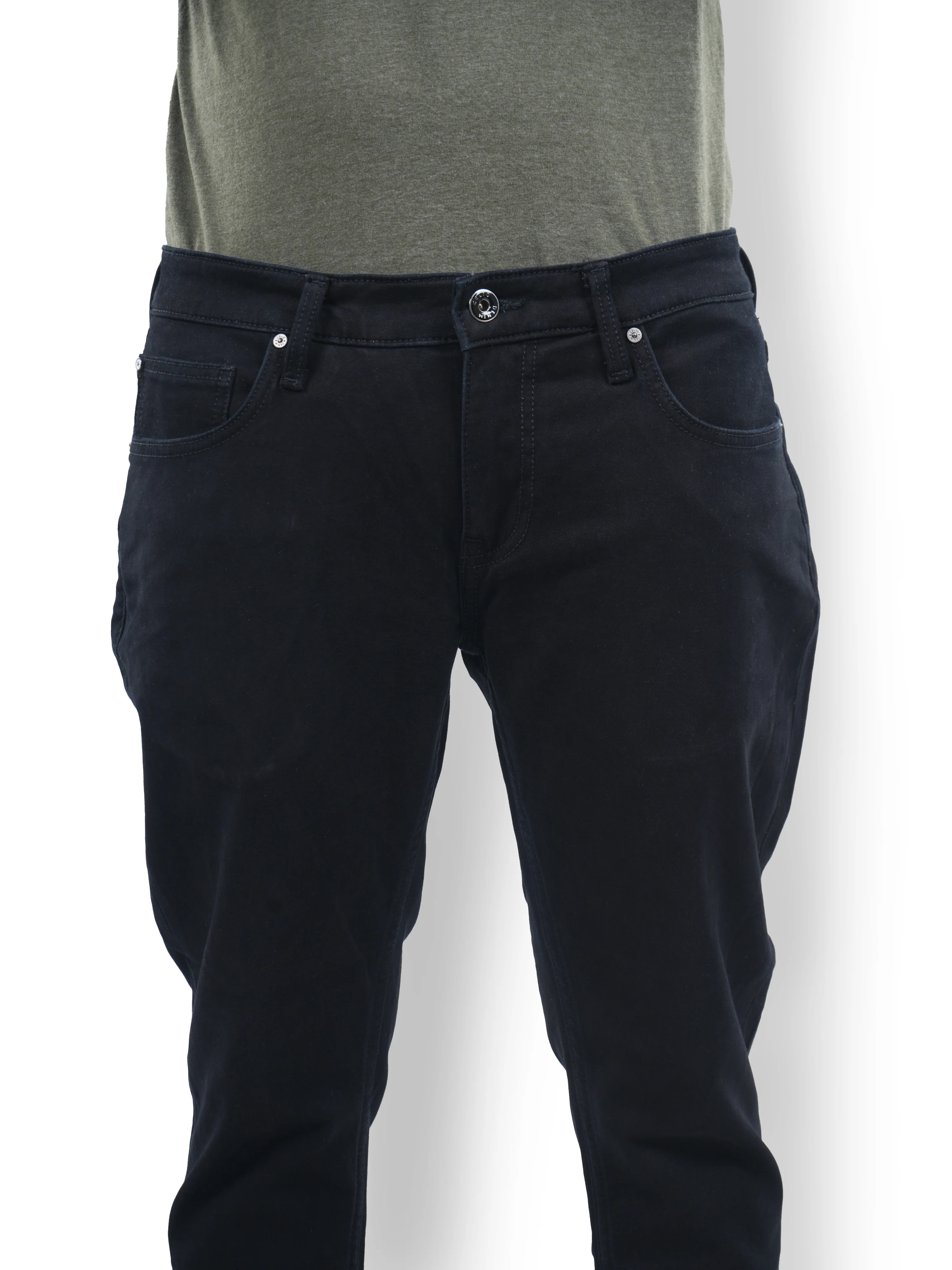 Celio* Cotton Skinny Fit Black Jean - Image 6