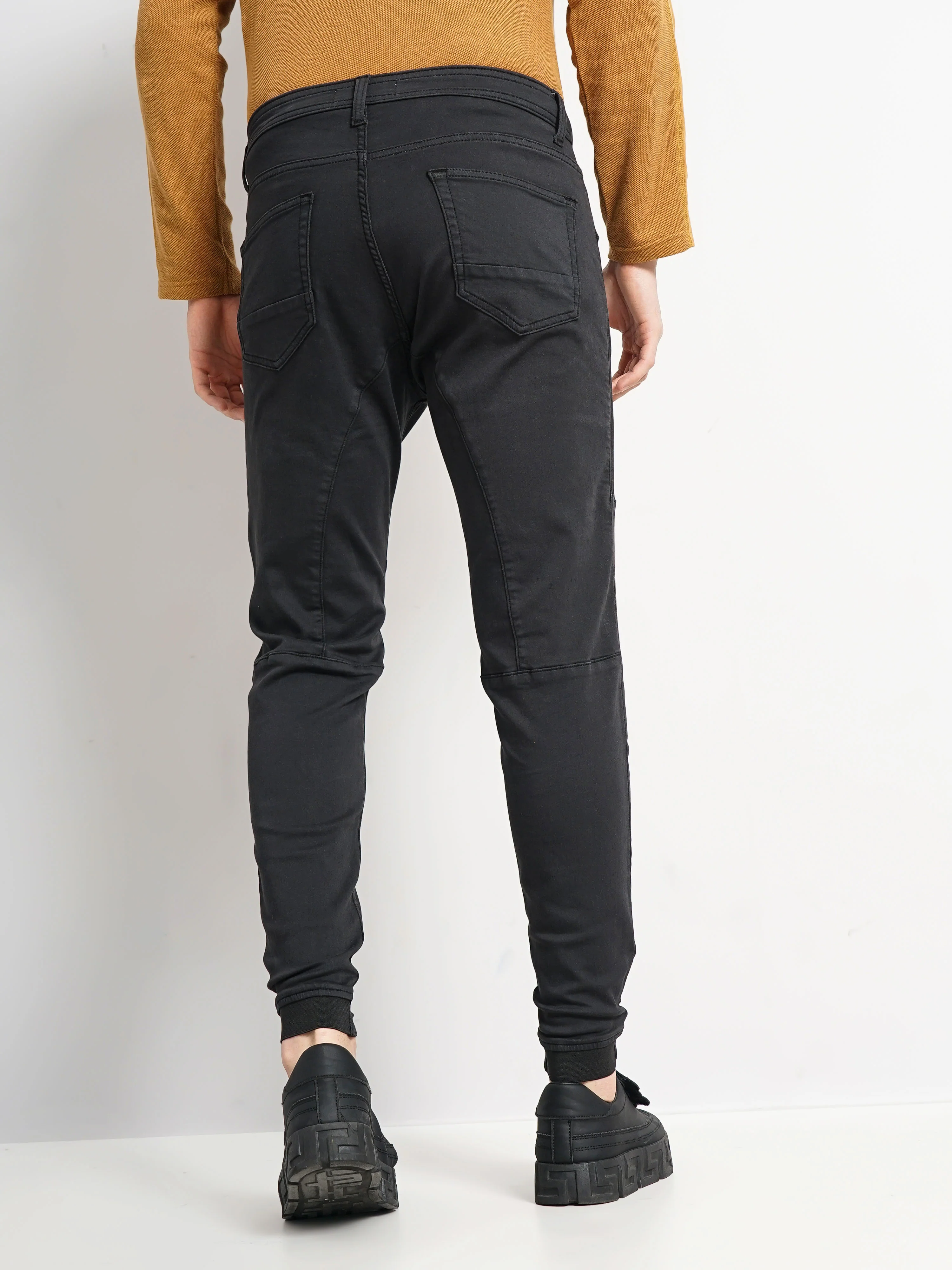 Celio* Cotton Skinny Fit Black Jean - Image 3