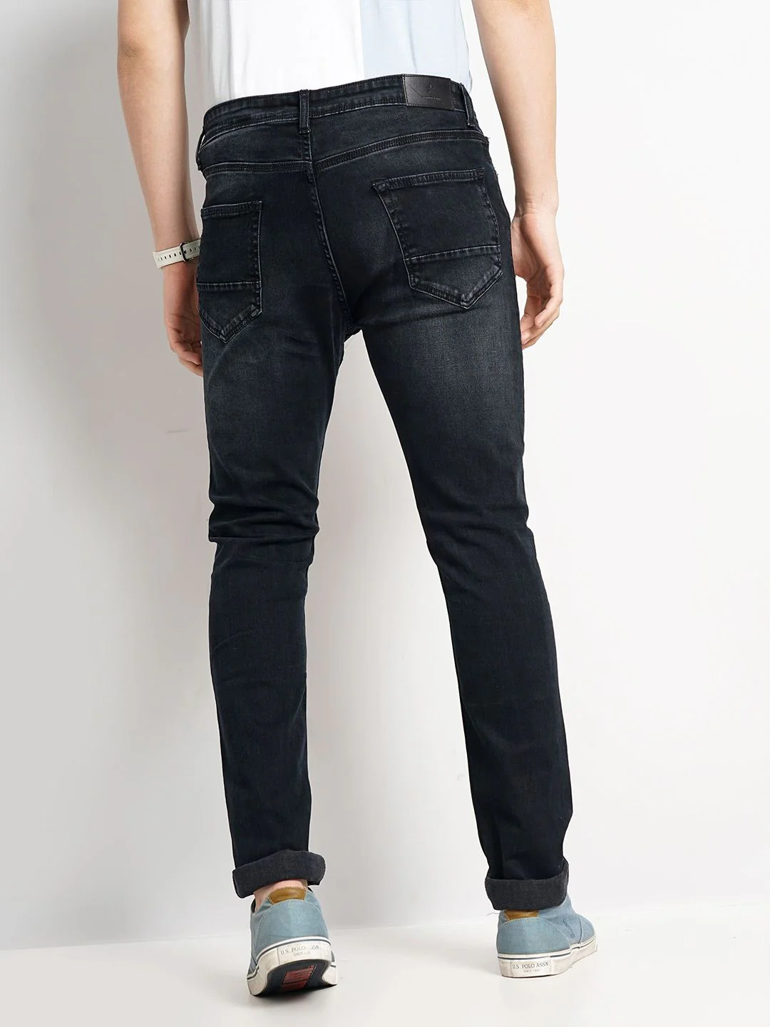 Celio* Cotton Slim Fit Black Jean - Image 4