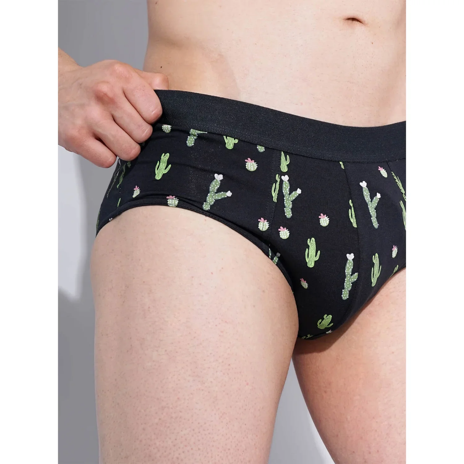 Celio* Cotton-Blend Regular Fit Black Boxer - Image 3