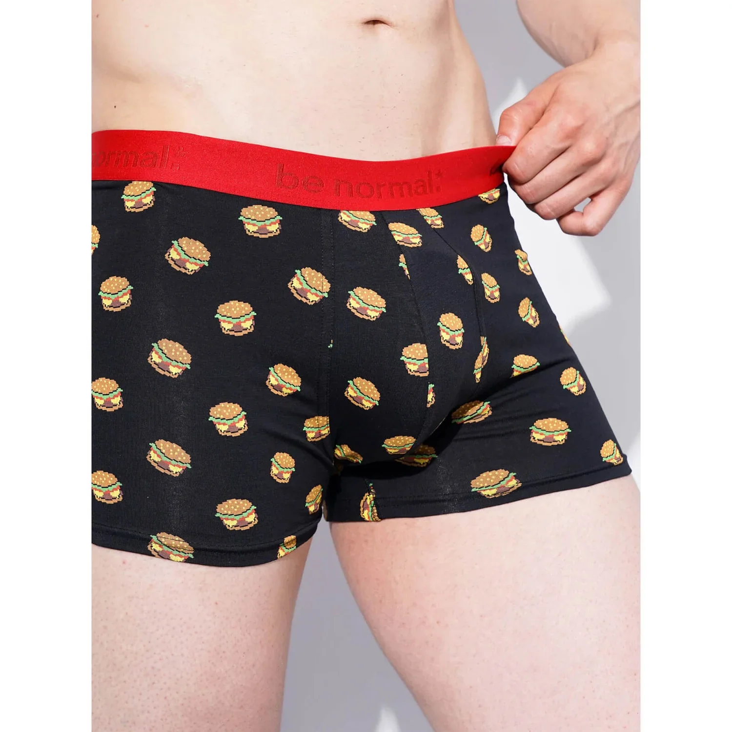 Celio* Cotton-Blend Regular Fit Black Boxer - Image 3