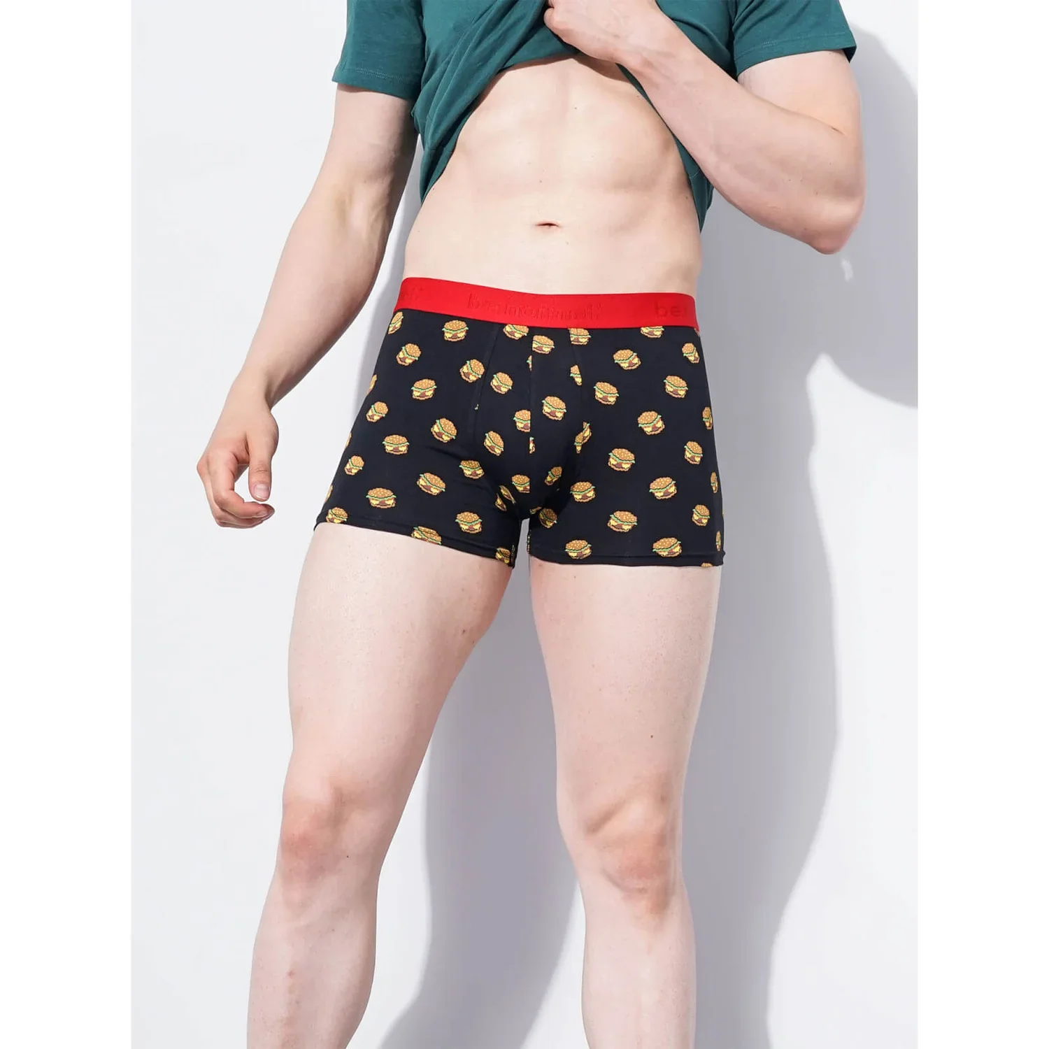 Celio* Cotton-Blend Regular Fit Black Boxer - Image 5