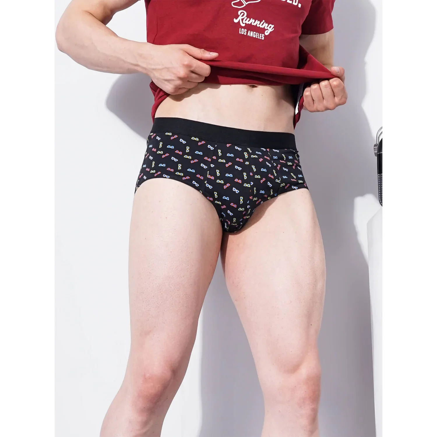 Celio* Cotton-Blend Regular Fit Black Boxer - Image 6