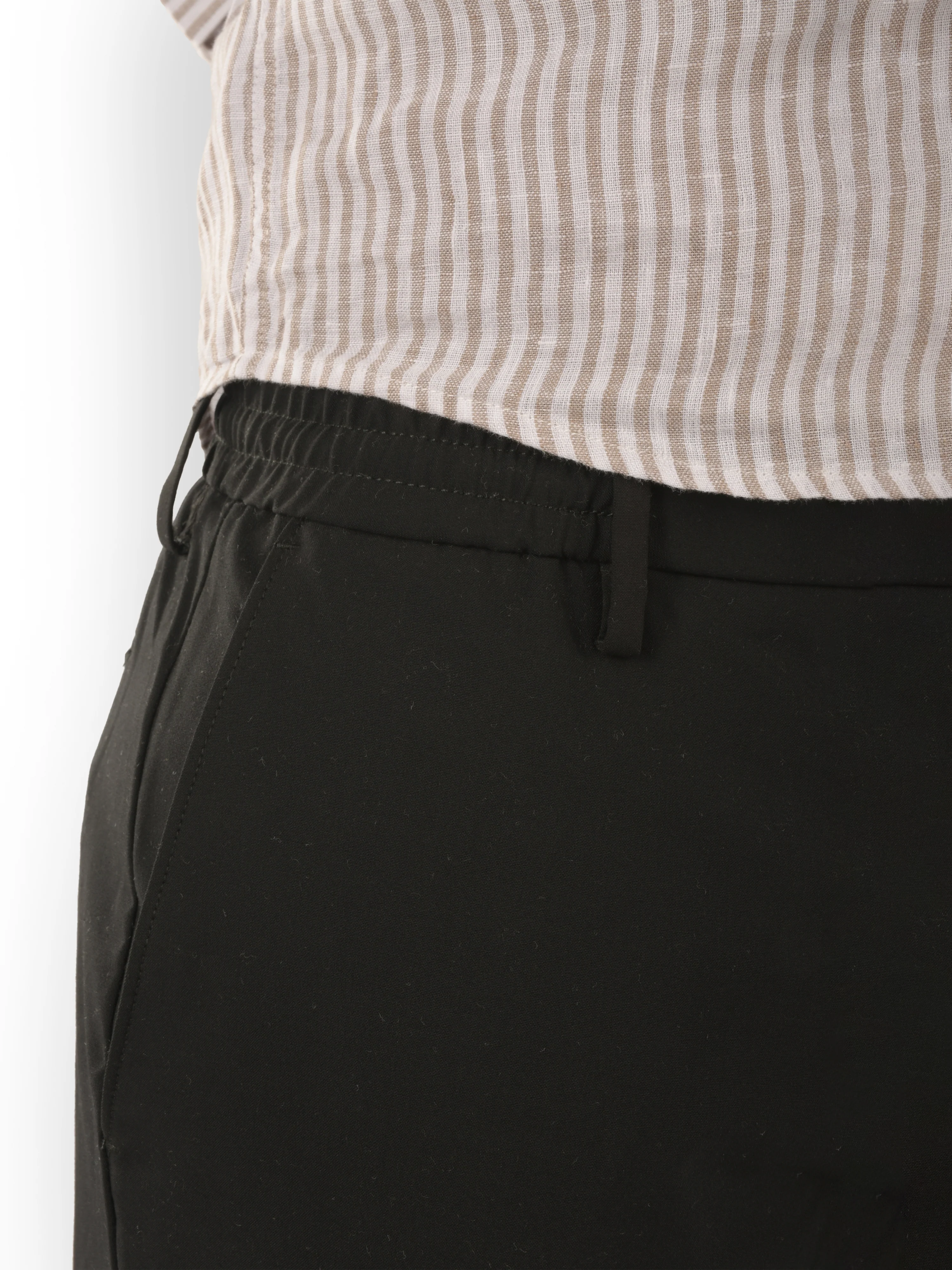 Celio* Polyester Regular Fit Black Trouser - Image 6