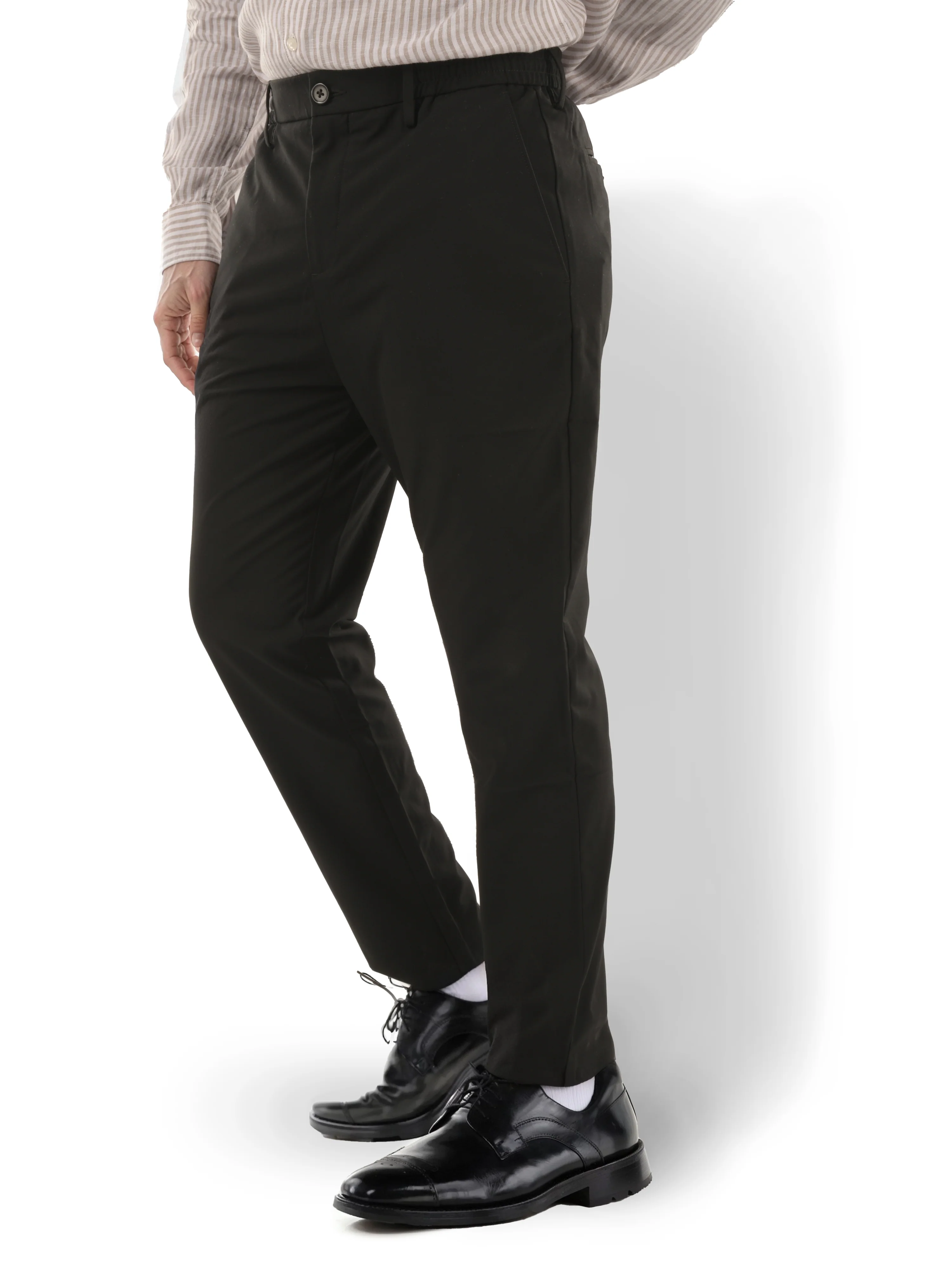 Celio* Polyester Regular Fit Black Trouser - Image 8