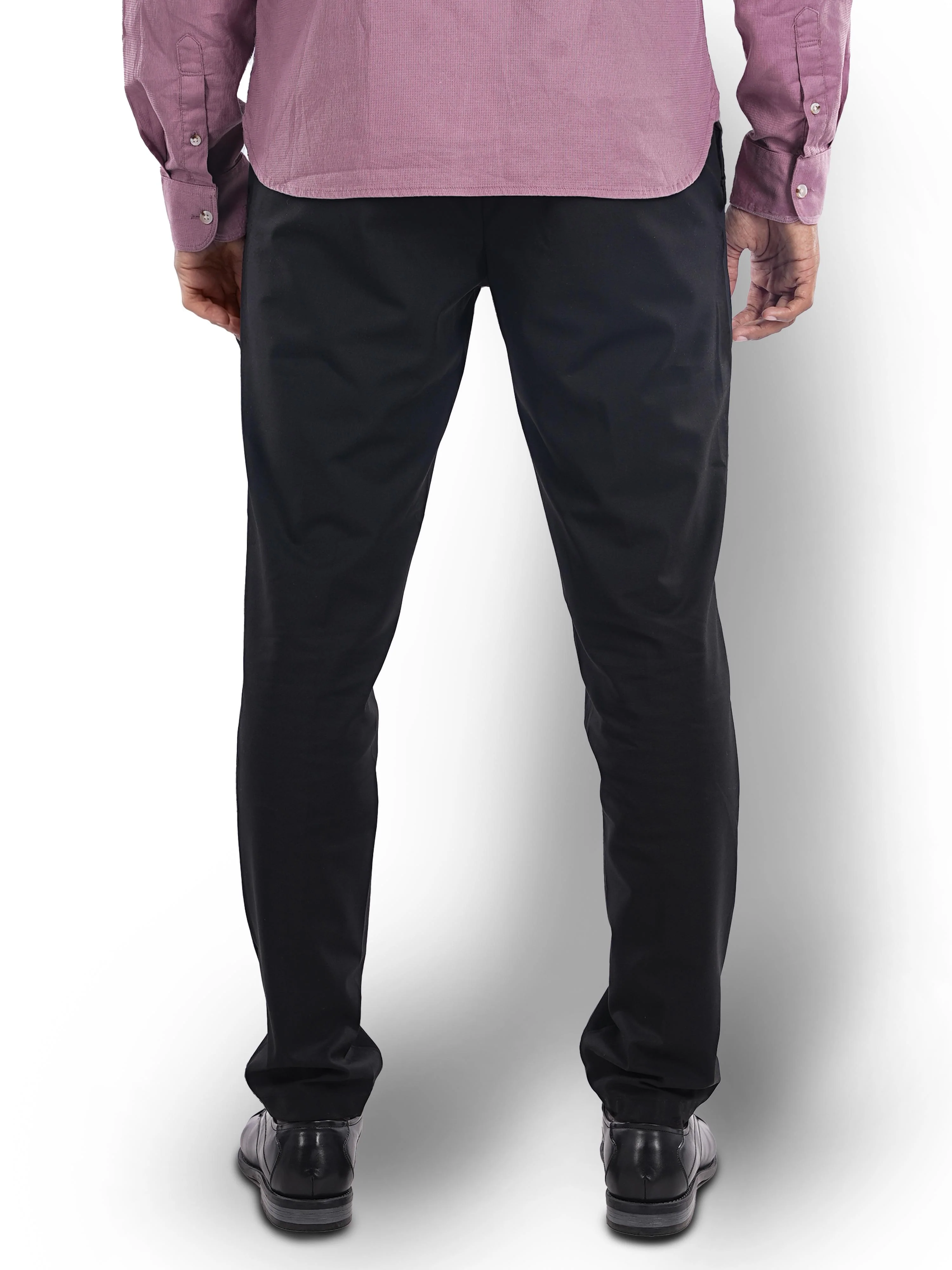 Celio* Polyester Slim Fit Black Trouser - Image 3