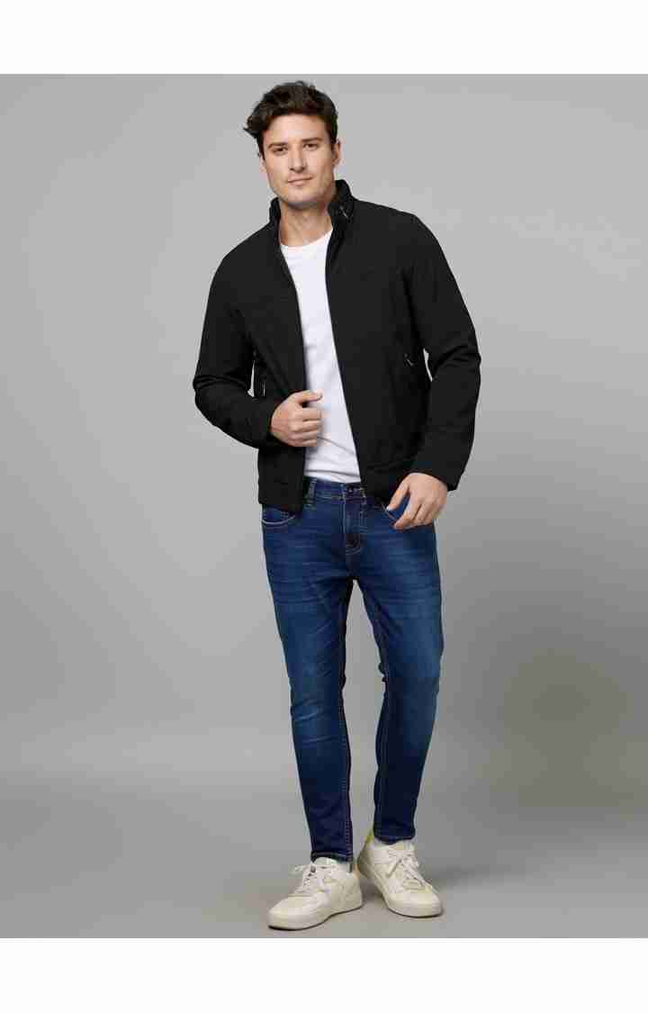 Celio* Cotton-Blend Skinny Fit Blue Jean - Image 5