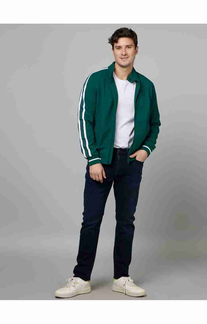 Celio* Cotton-Blend Straight Slim Fit Blue Jean - Image 5