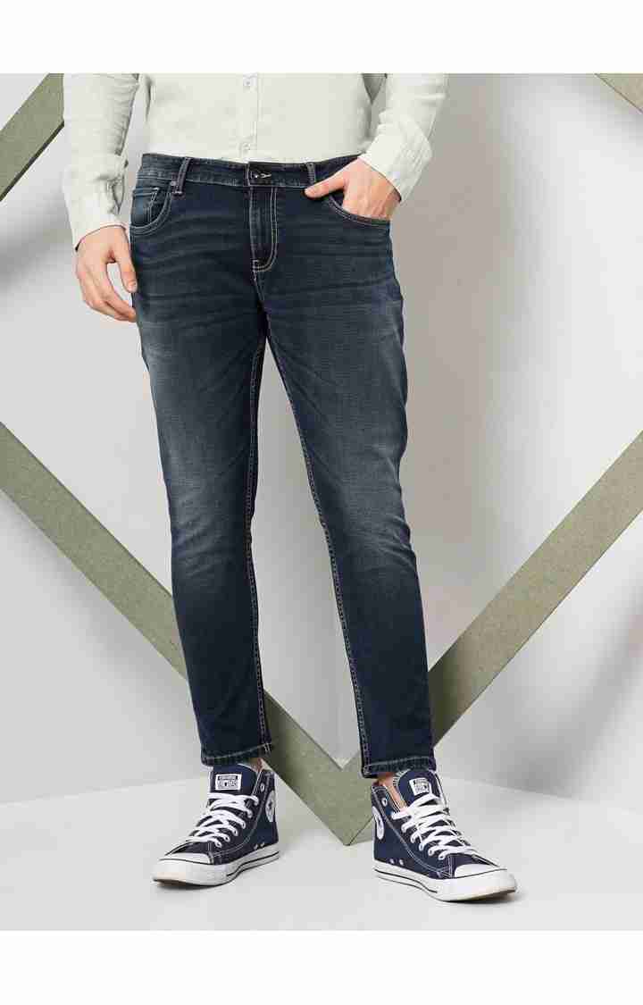 Celio* Cotton Skinny Fit Blue Jean - Image 6
