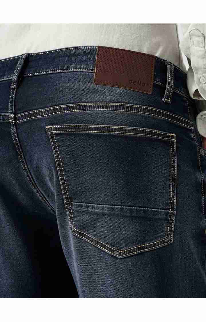Celio* Cotton Skinny Fit Blue Jean - Image 7