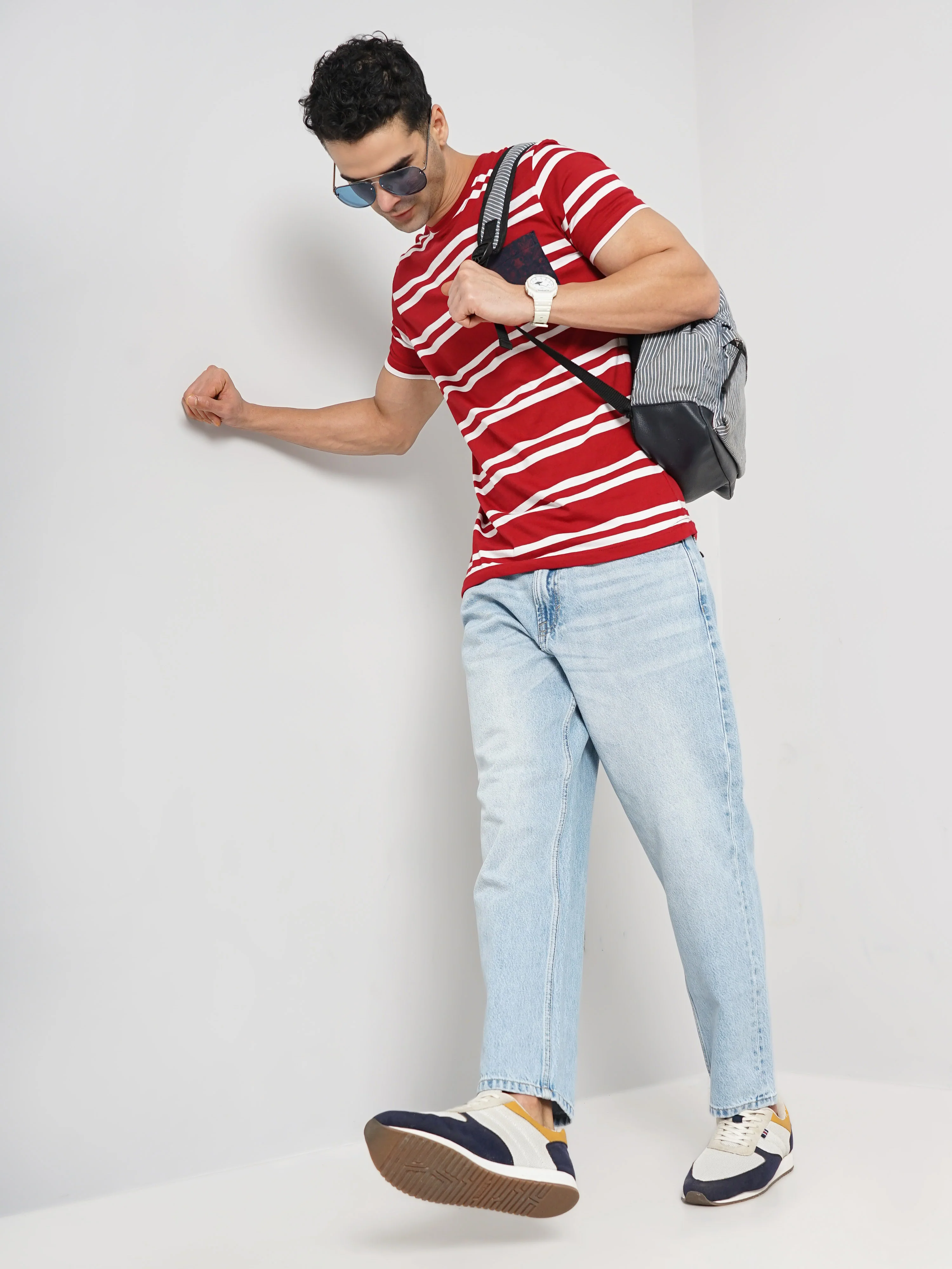 Celio* Cotton Relaxed Fit Blue Jean - Image 5