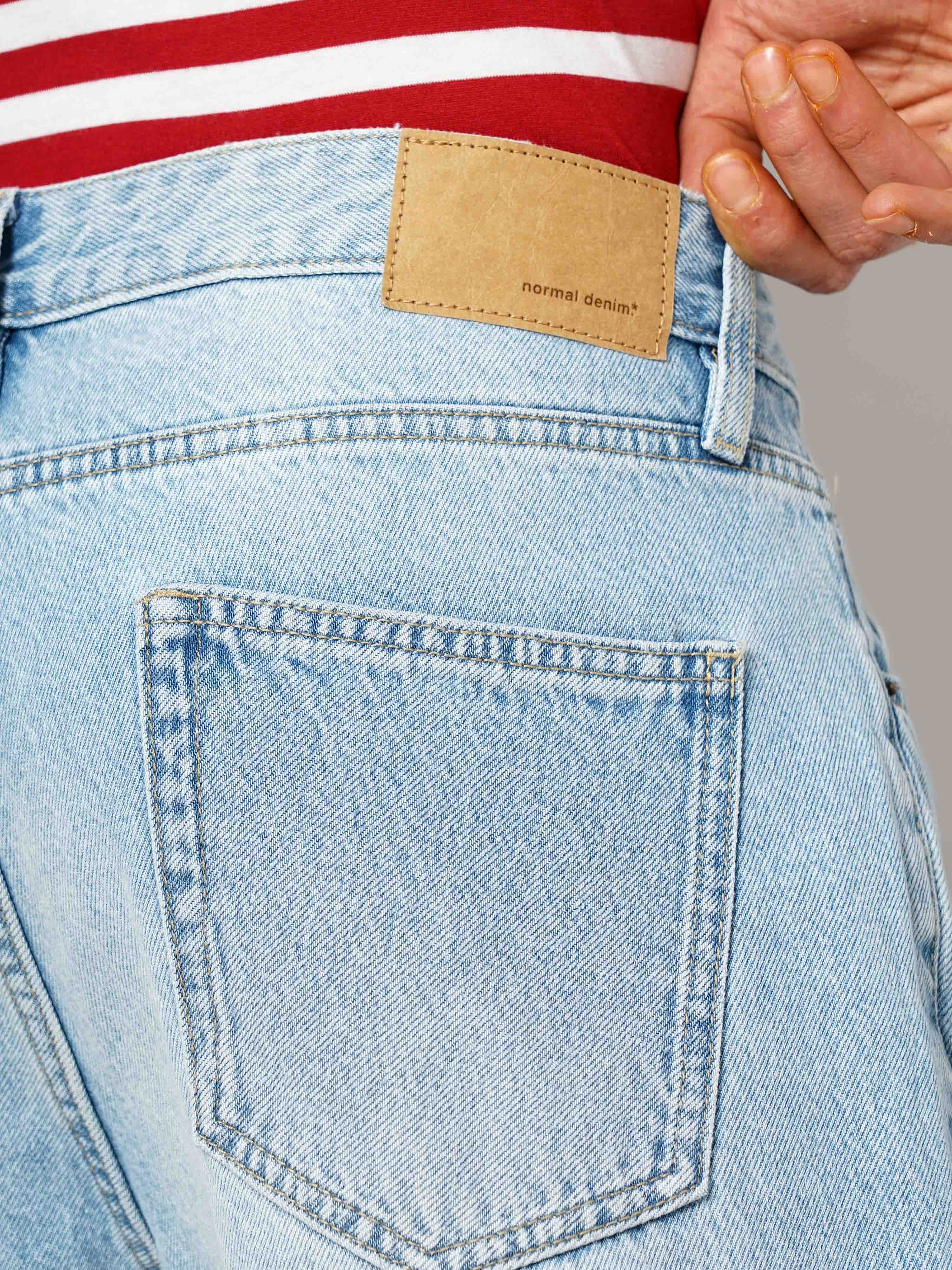 Celio* Cotton Relaxed Fit Blue Jean - Image 8