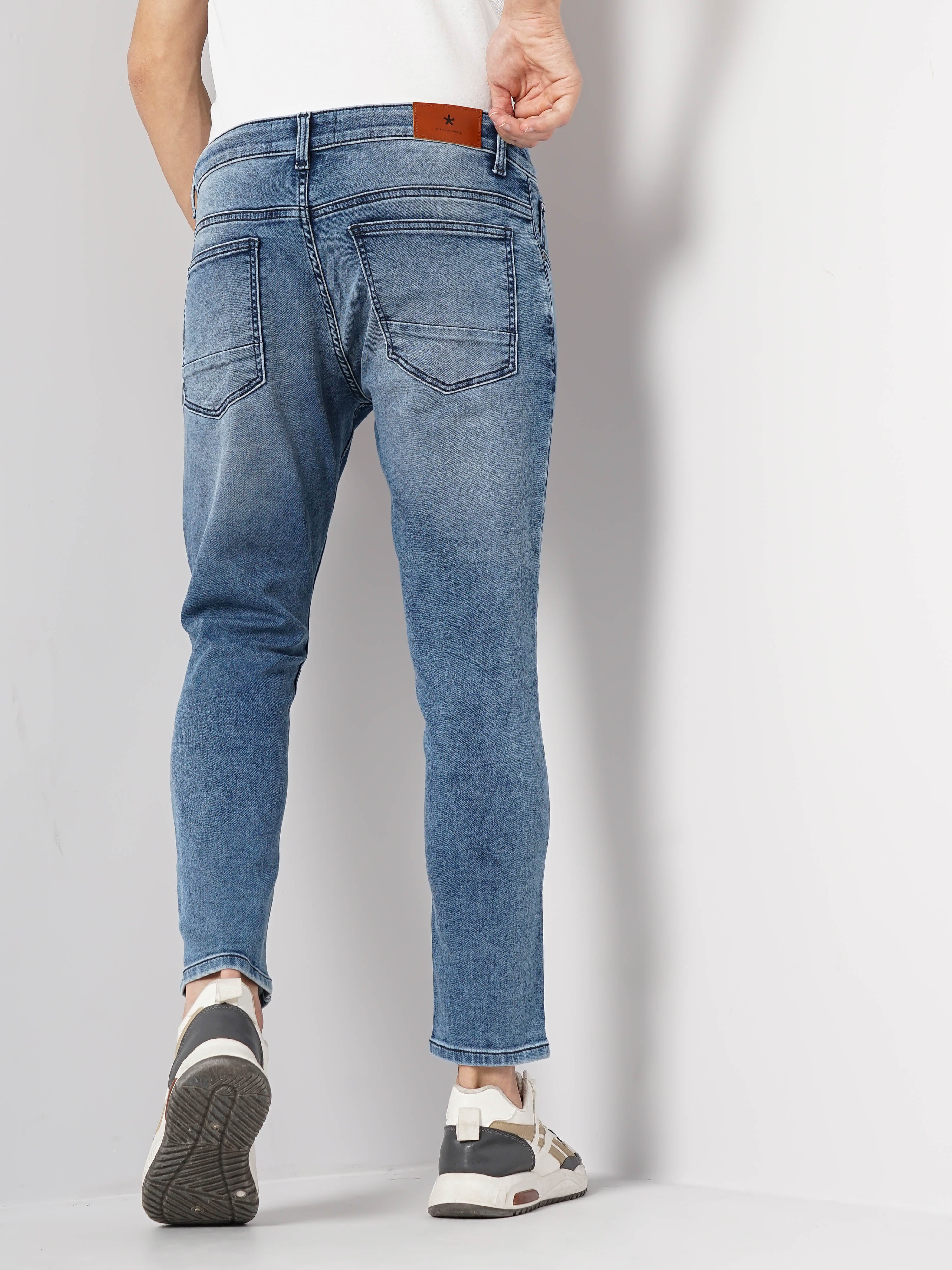 Celio* Cotton Skinny Fit Blue Jean - Image 3