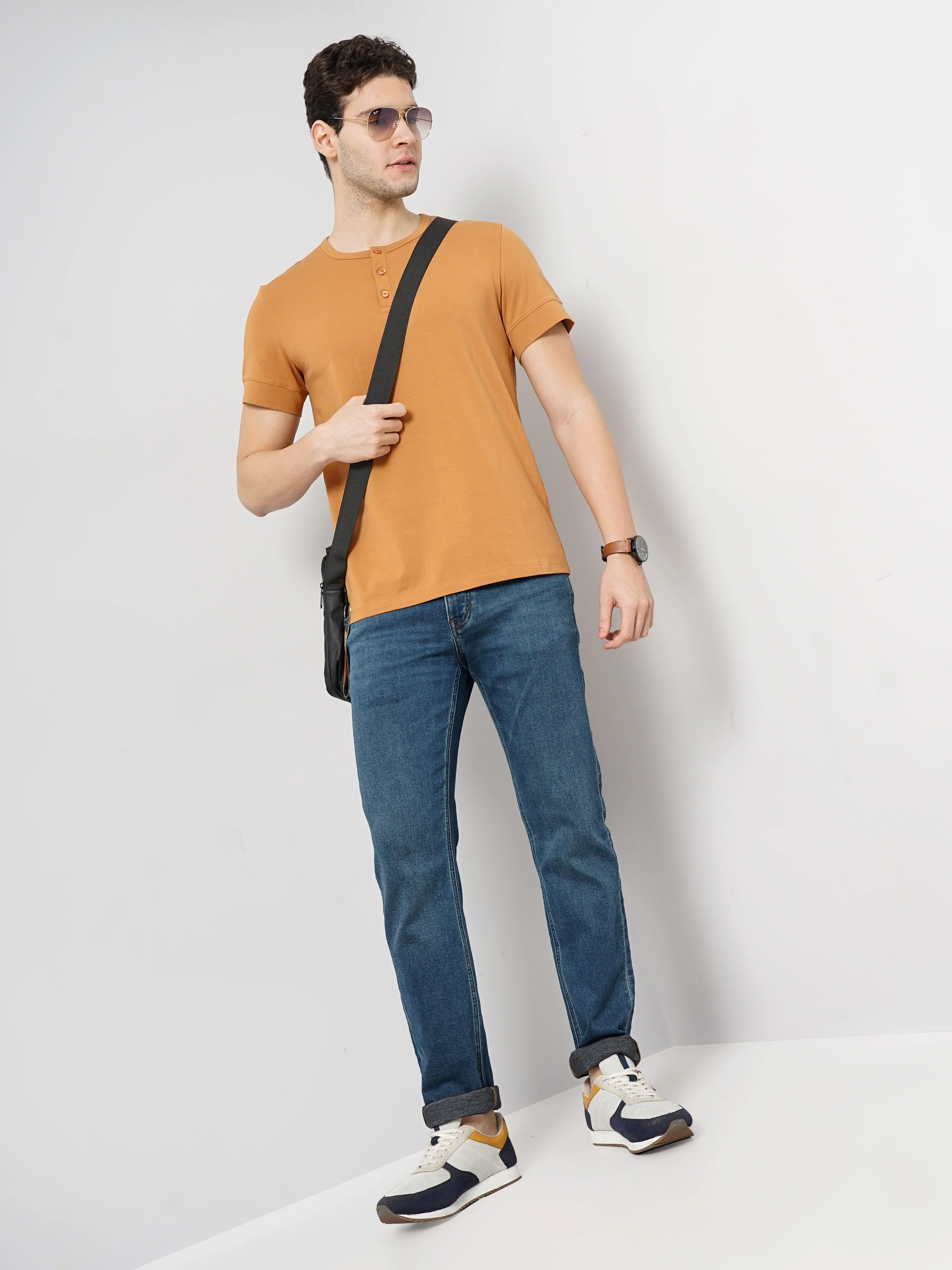 Celio* Cotton Straight Fit Blue Jean - Image 5