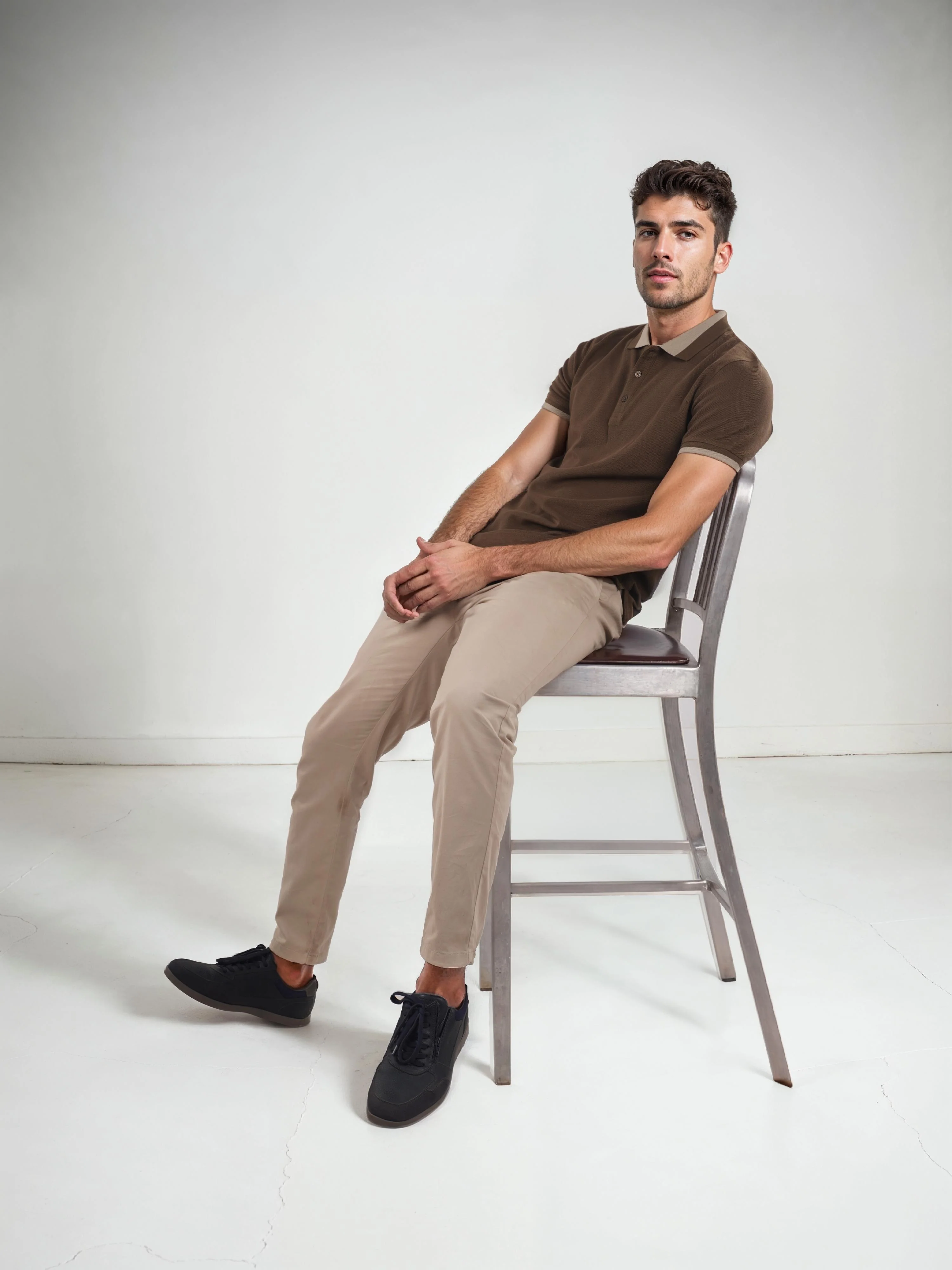 Celio* Solid Regular Fit Cotton Olive T-Shirt - Image 10