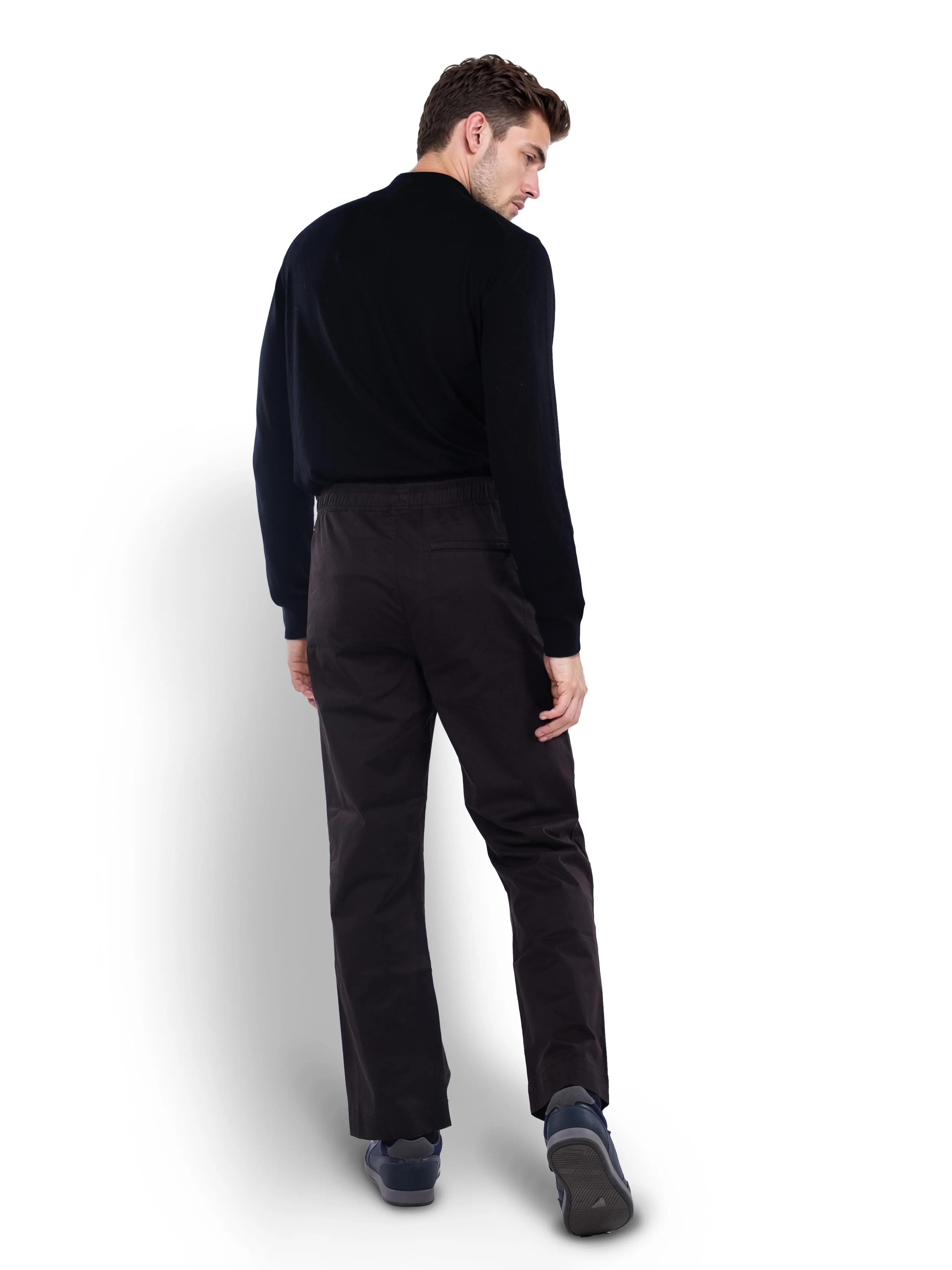 Celio* Cotton Straight Fit Brown Trouser - Image 3