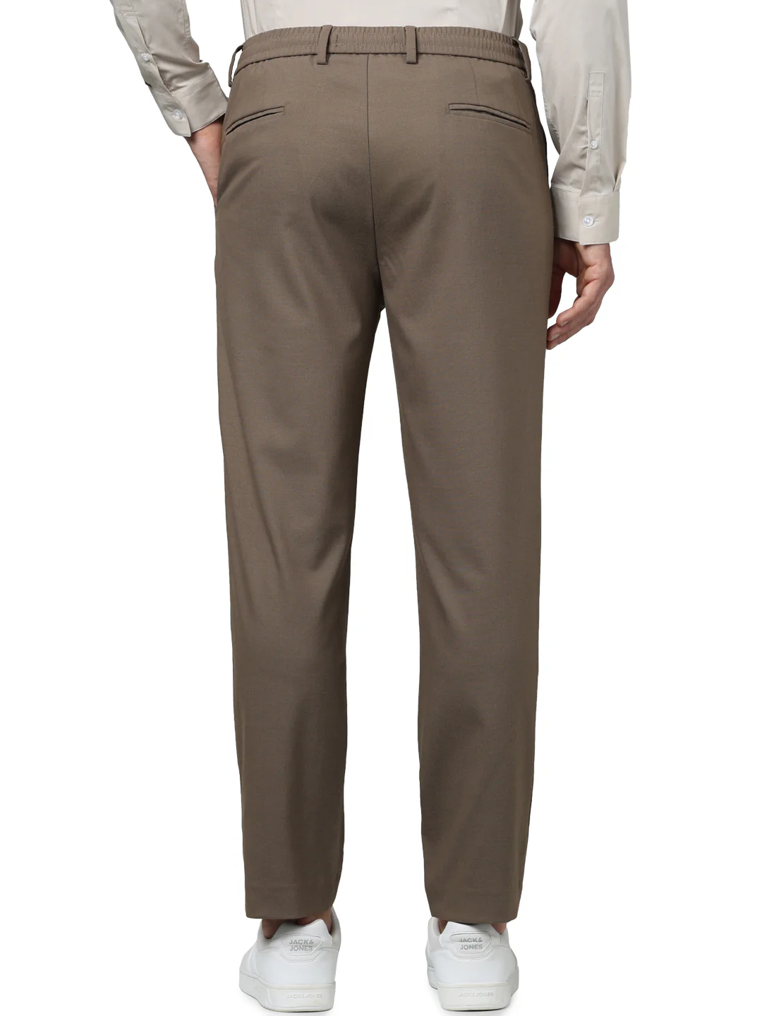 Celio* Polyester Regular Fit Brown Trouser - Image 4