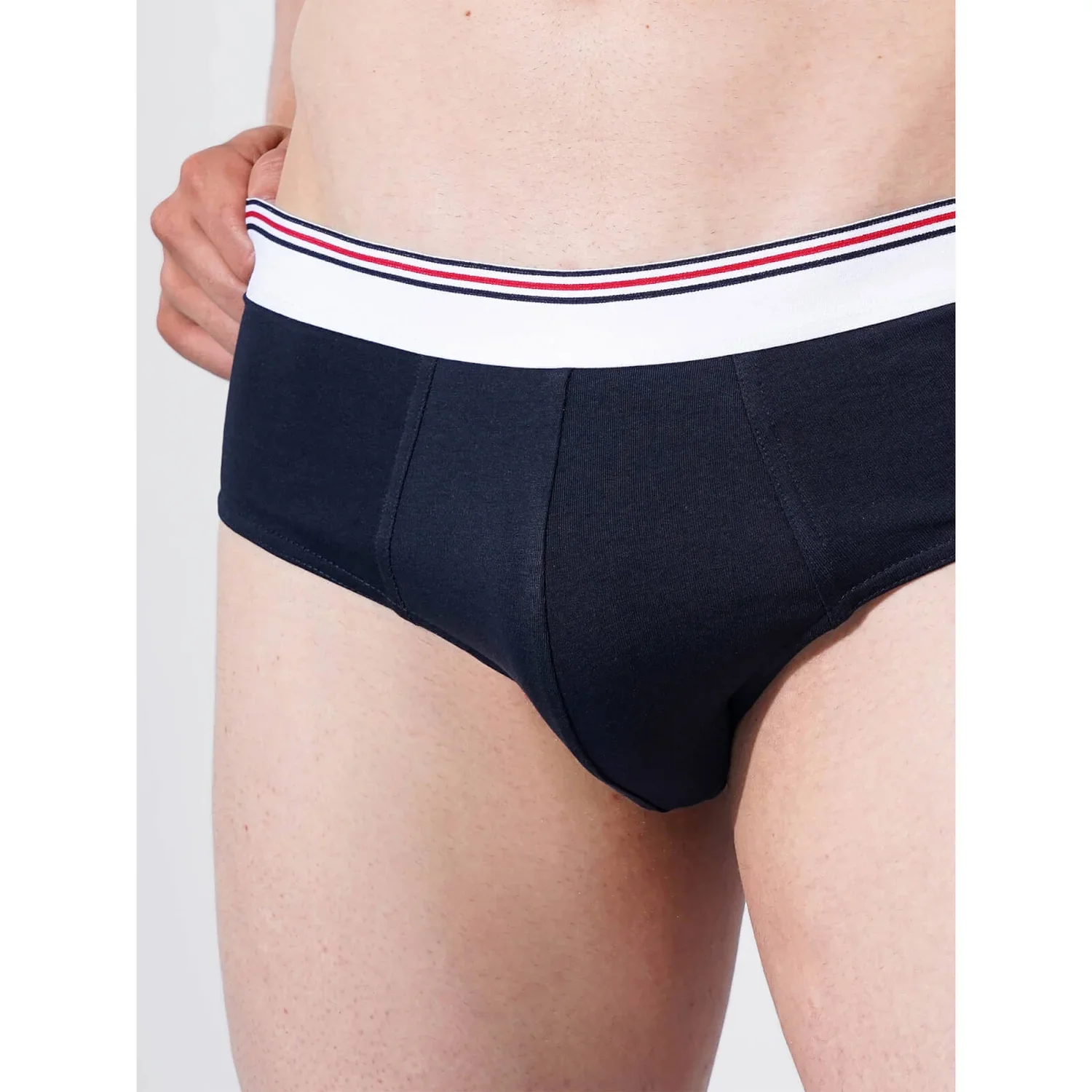 Celio* Cotton-Blend Regular Fit Navy Blue Boxer - Image 3