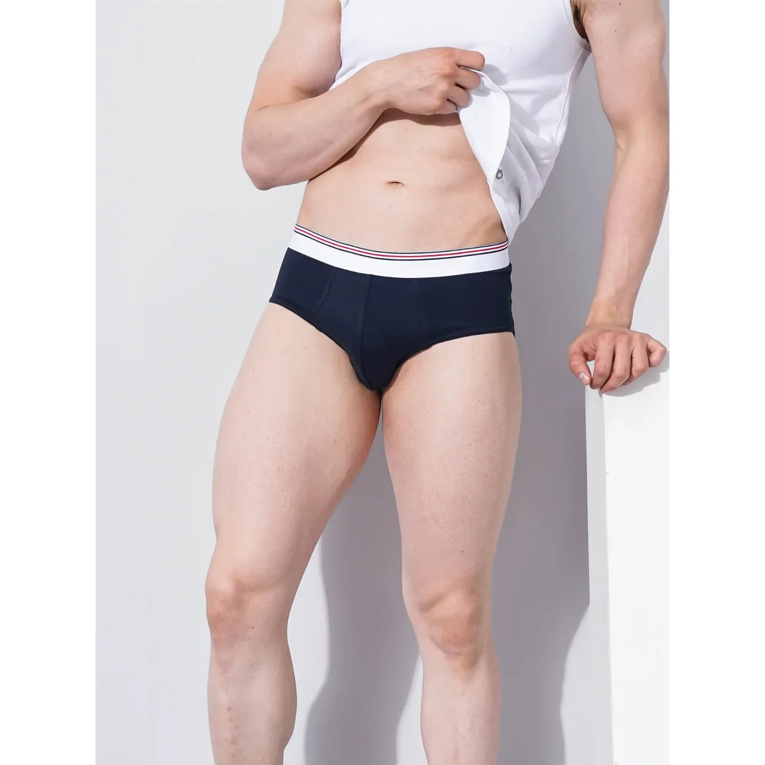 Celio* Cotton-Blend Regular Fit Navy Blue Boxer - Image 5
