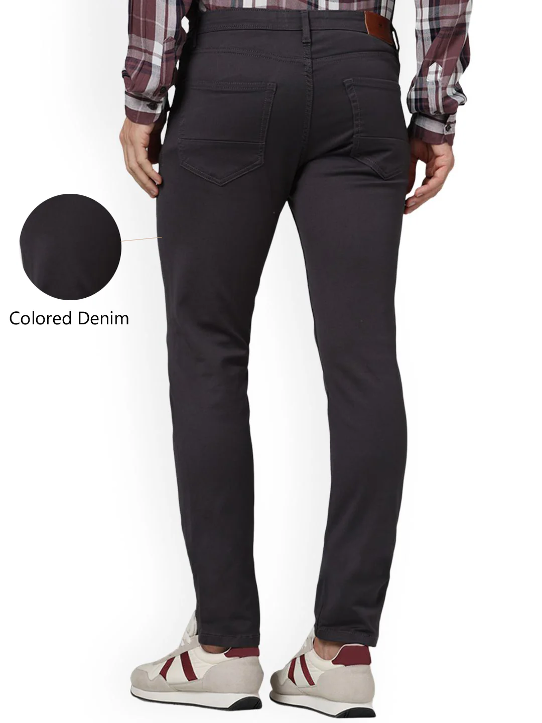 Celio* Cotton Slim Fit Grey Jean - Image 4