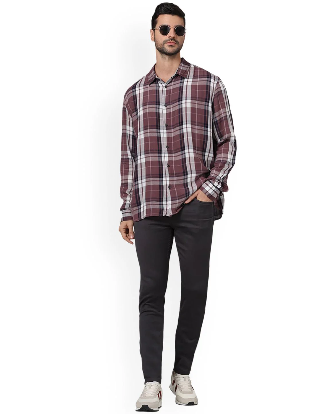 Celio* Cotton Slim Fit Grey Jean - Image 5