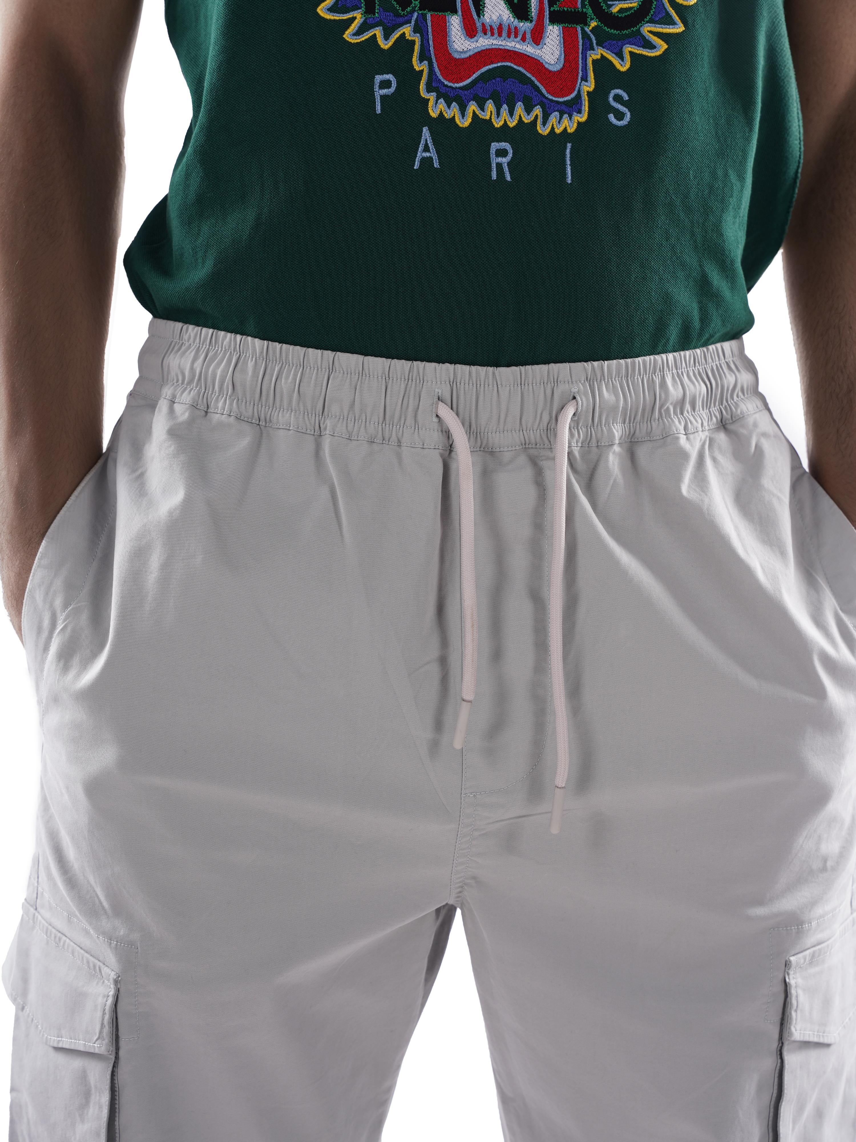 Celio* Cotton Slim Fit Grey Trouser - Image 6