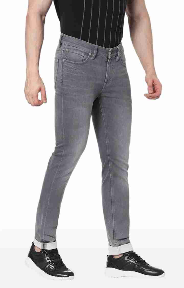 Celio* Cotton Slim Fit Grey Jean - Image 3