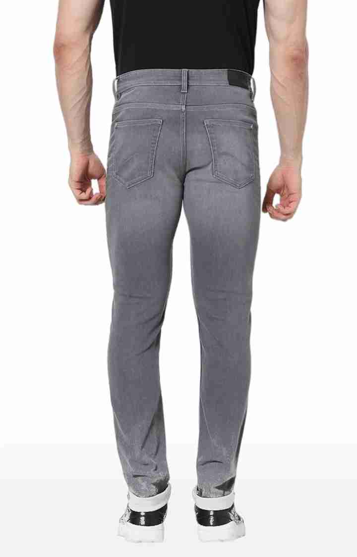 Celio* Cotton Slim Fit Grey Jean - Image 4