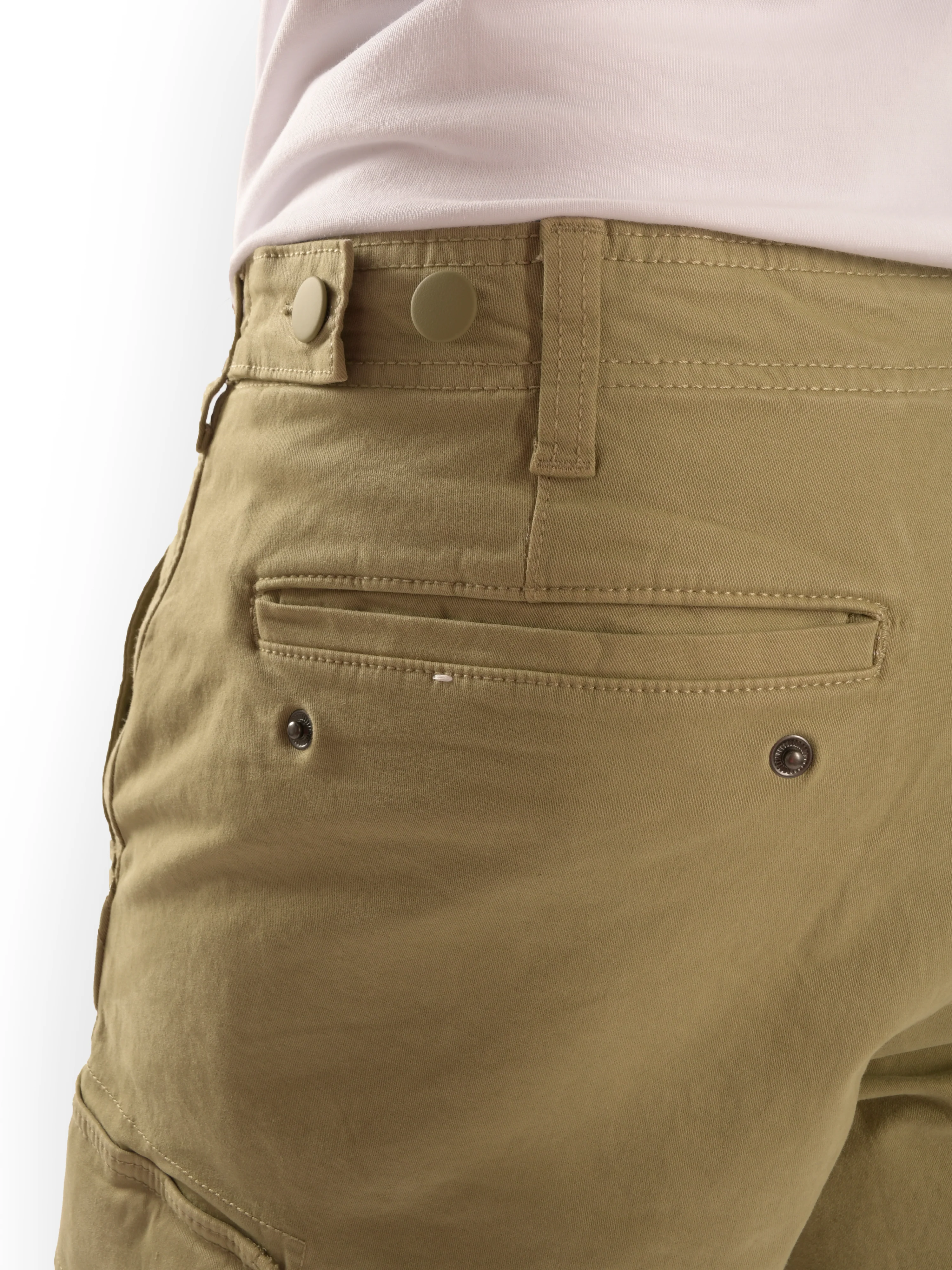 Celio* Cotton Regular Fit Khaki Shorts - Image 7