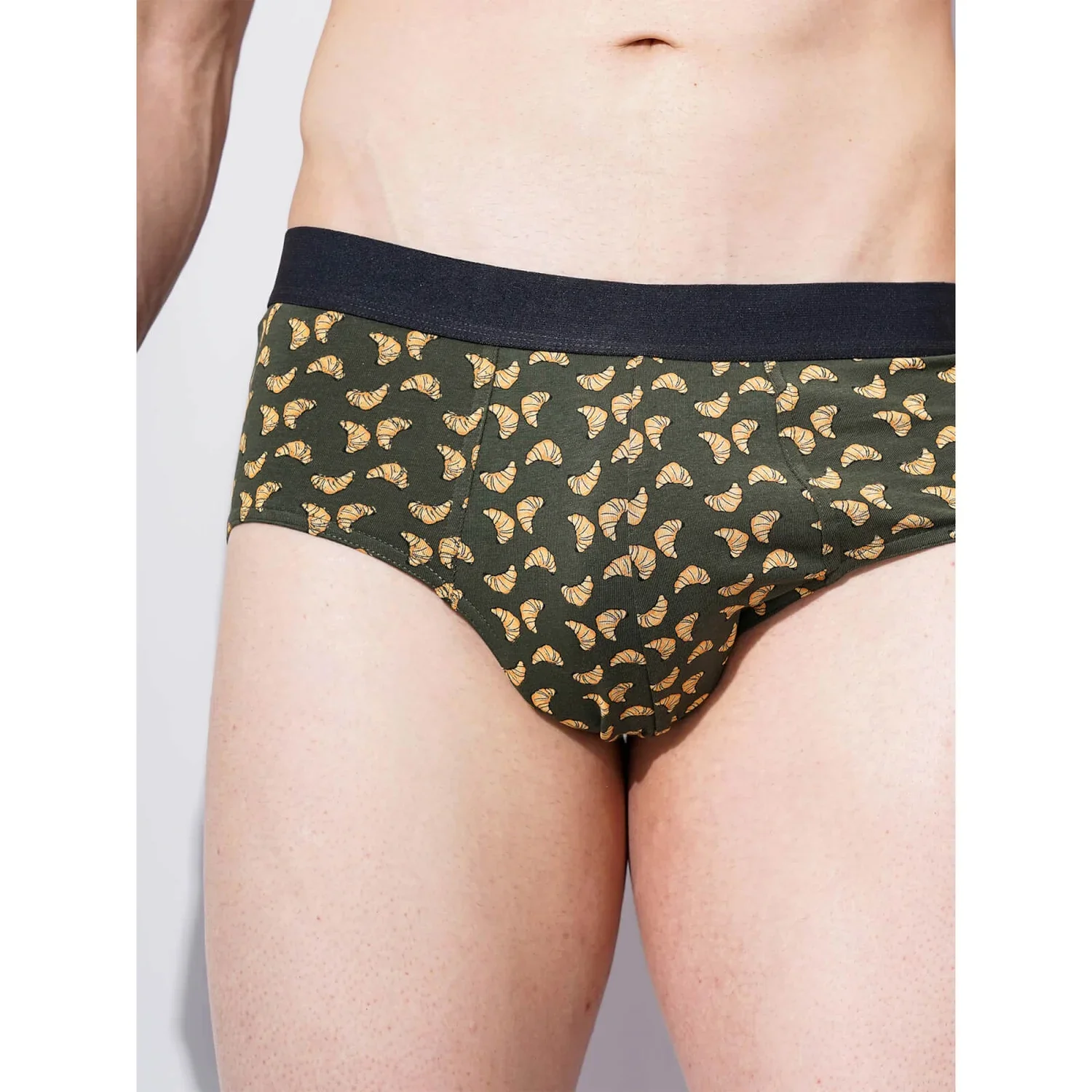 Celio* Cotton-Blend Regular Fit Light Green Boxer - Image 3