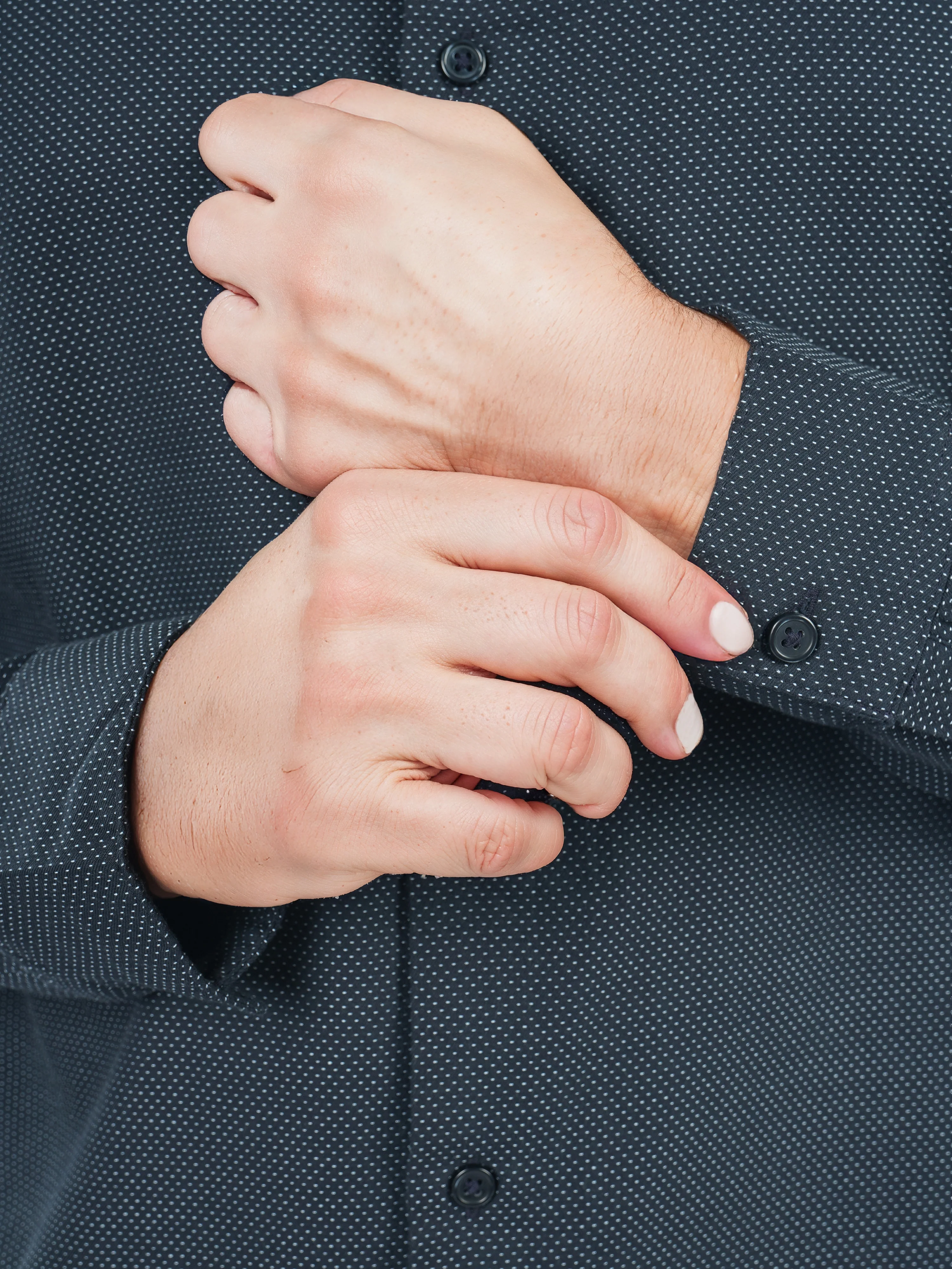 Celio* Solid Regular Fit Cotton Navy Blue Shirts - Image 4