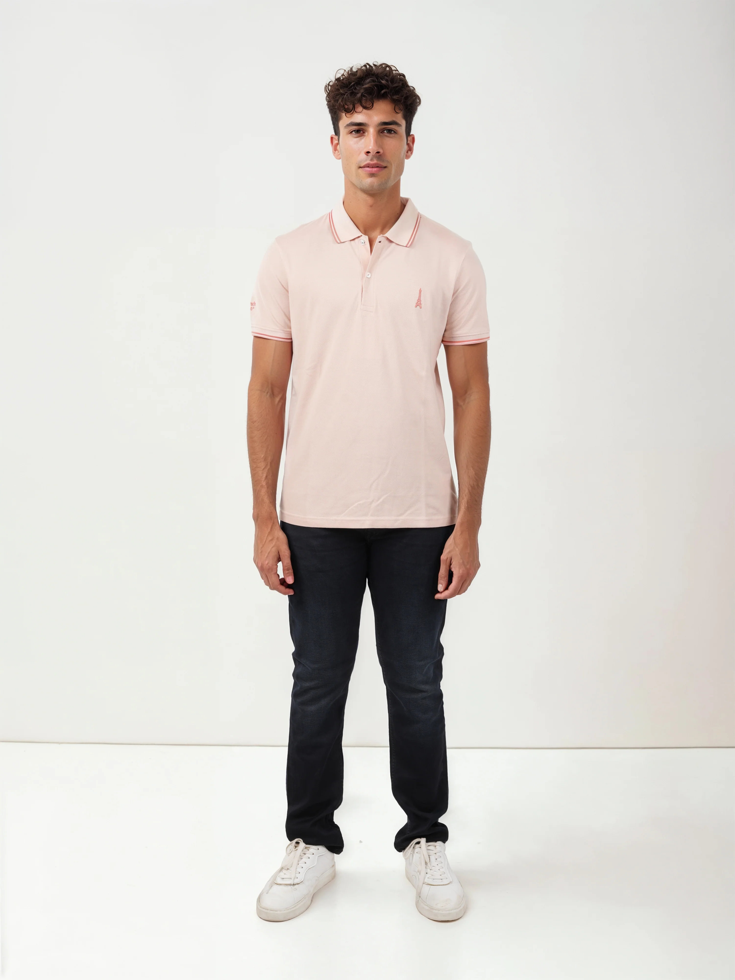 Celio* Solid Regular Fit Cotton Pink T-Shirt - Image 6