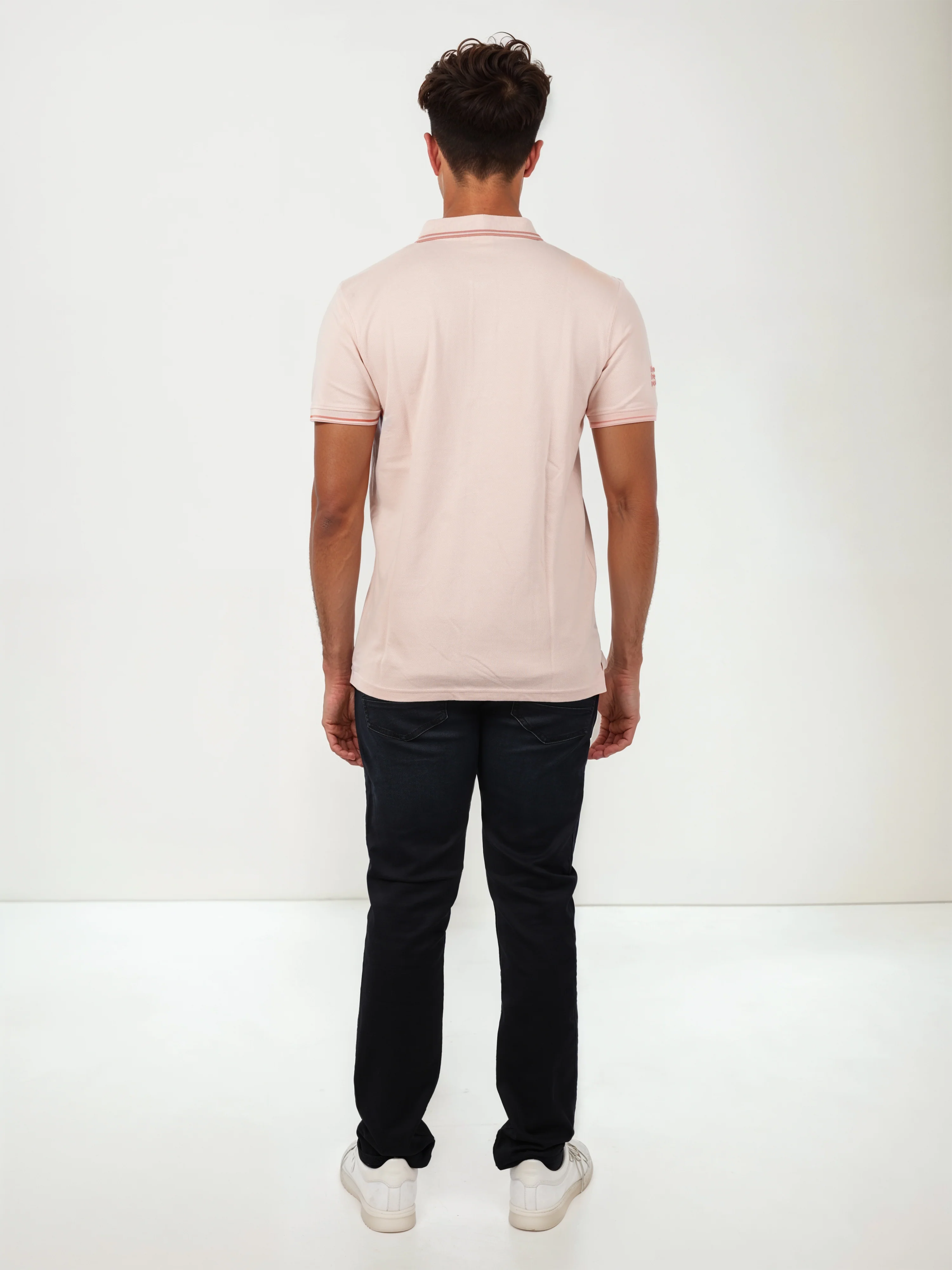Celio* Solid Regular Fit Cotton Pink T-Shirt - Image 7