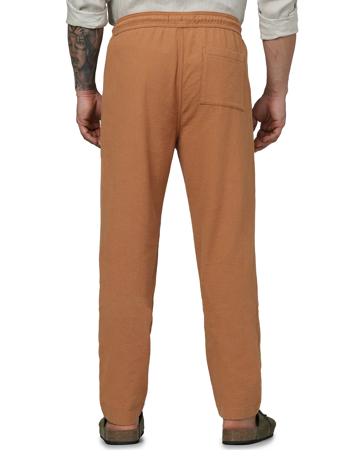 Celio* Cotton Jogger Fit Red Trouser - Image 4