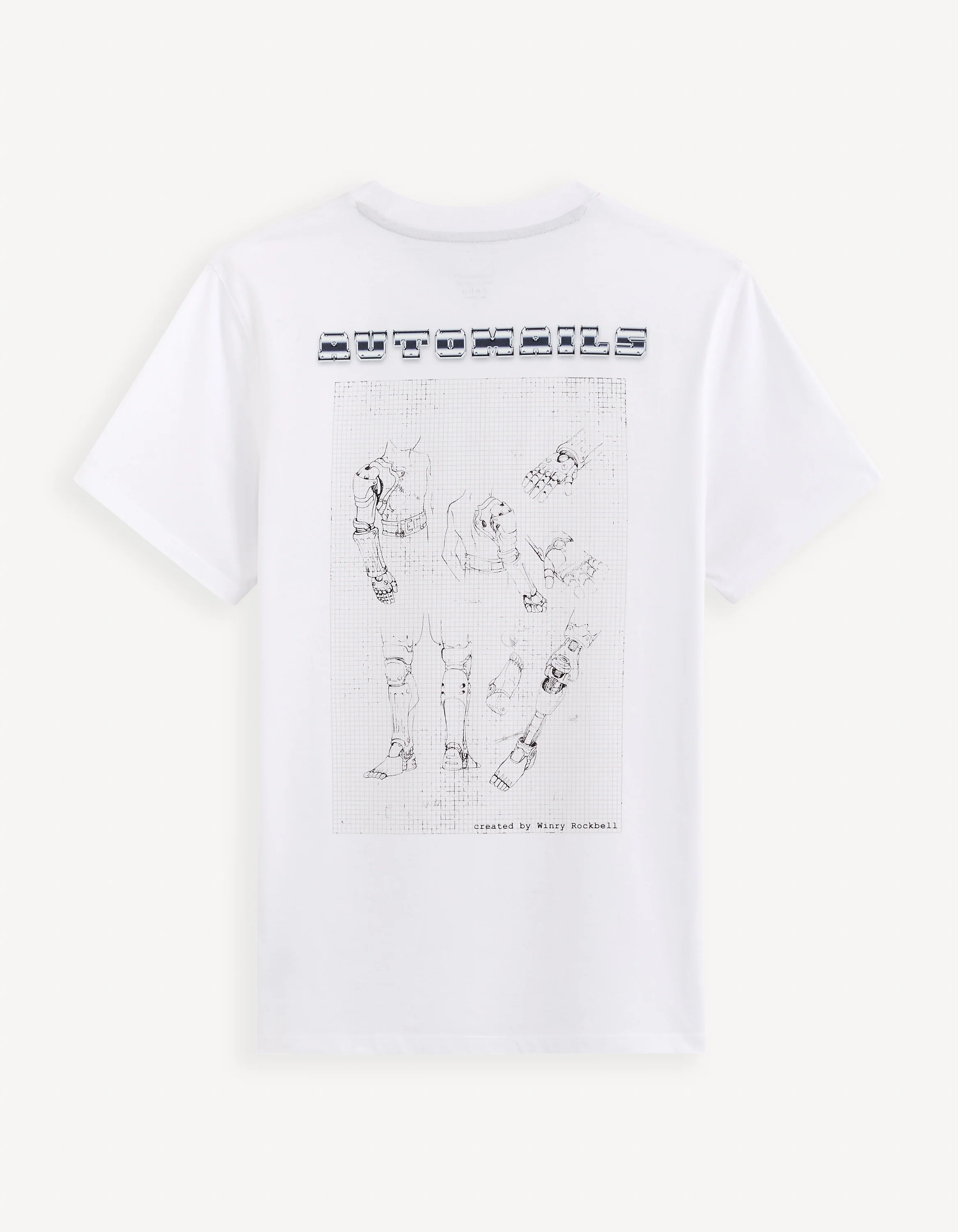 Celio* Fullmetal Alchemist Regular Fit Cotton White T-Shirts - Image 7