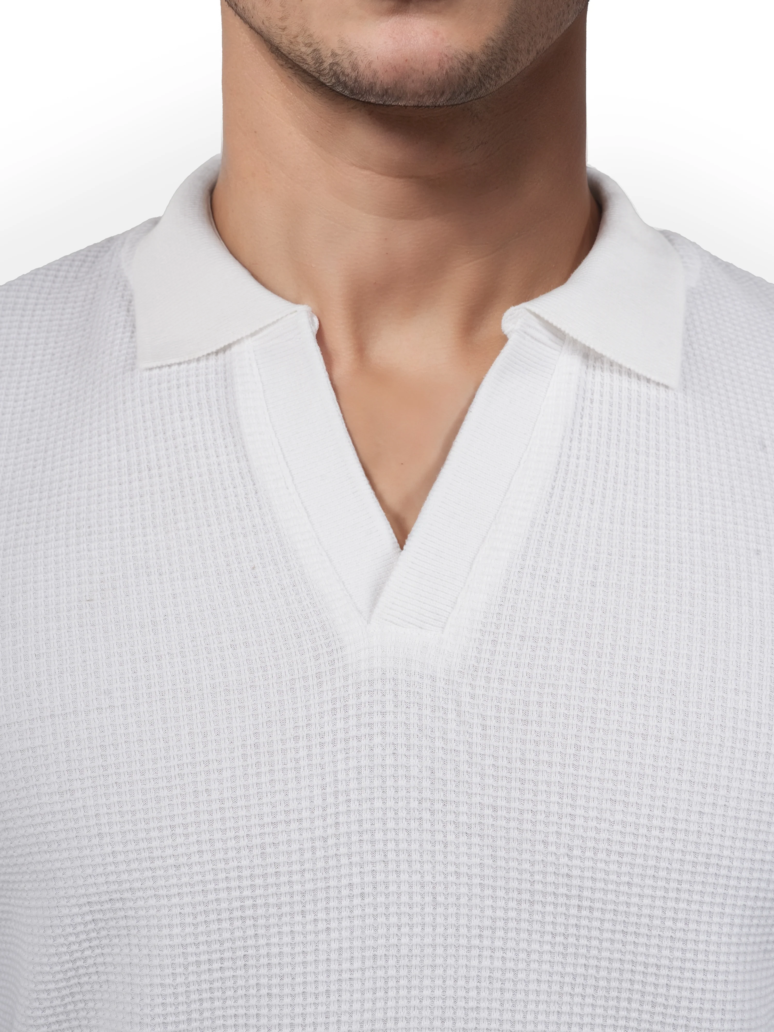 Celio* Solid Regular Fit Cotton White T-Shirt - Image 9