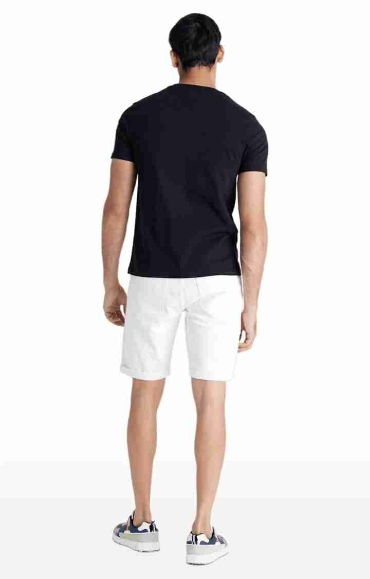 Celio* Polycotton Regular Fit White Shorts - Image 5